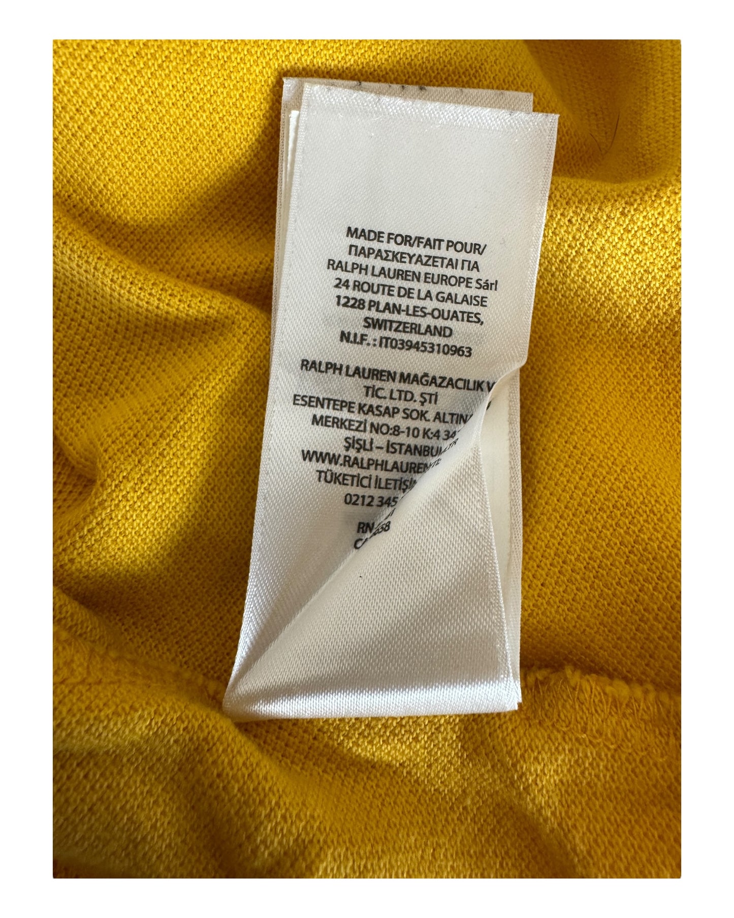 Polo Ralph Lauren Poloshirt gelb Größe L