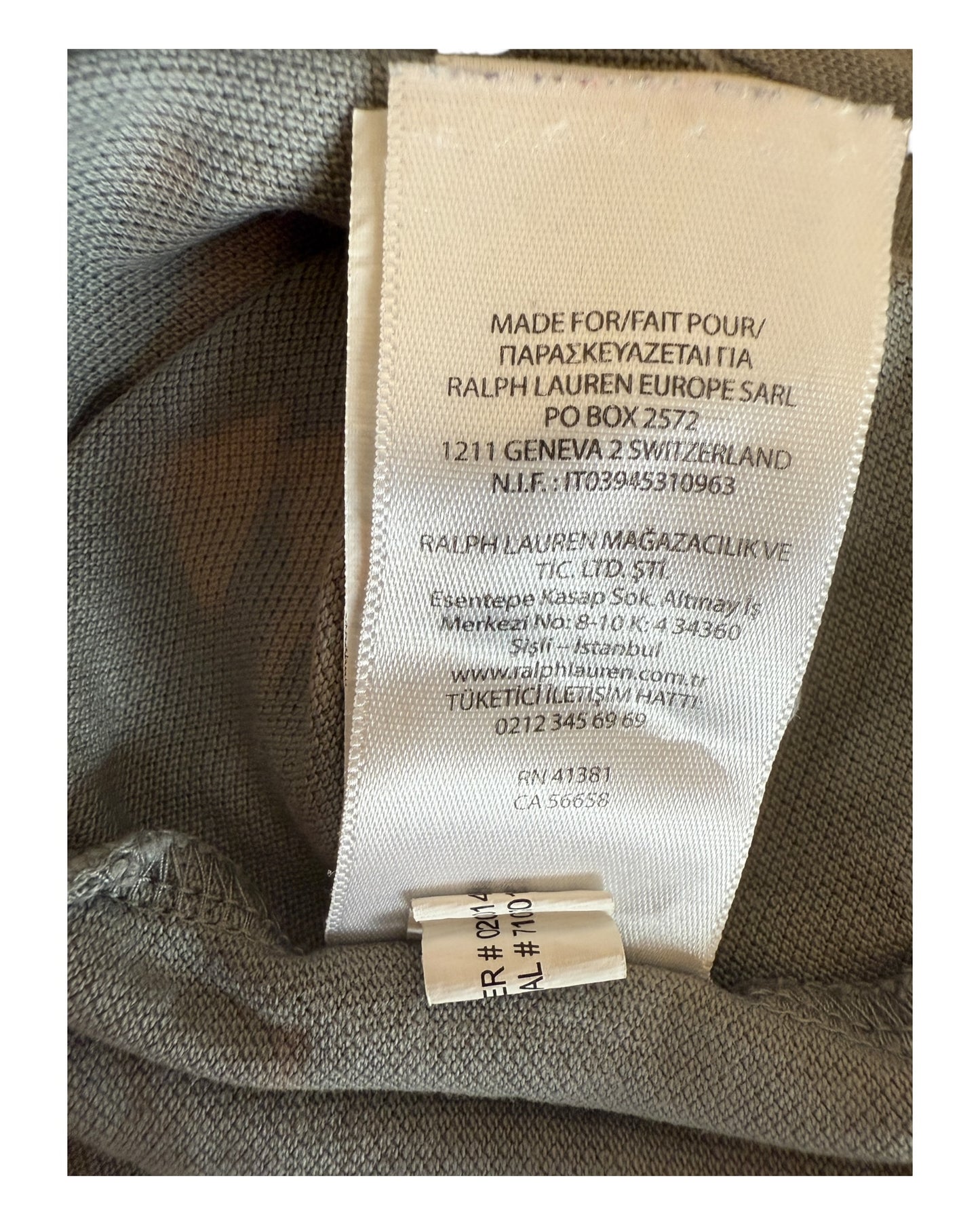 Polo Ralph Lauren Poloshirt grau Größe L