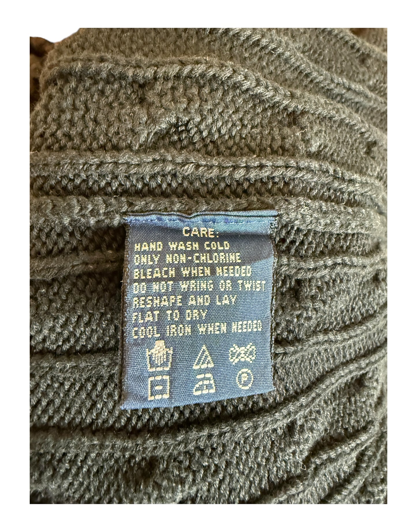 Polo Ralph Lauren Pullover Zopfmuster schwarz Größe S