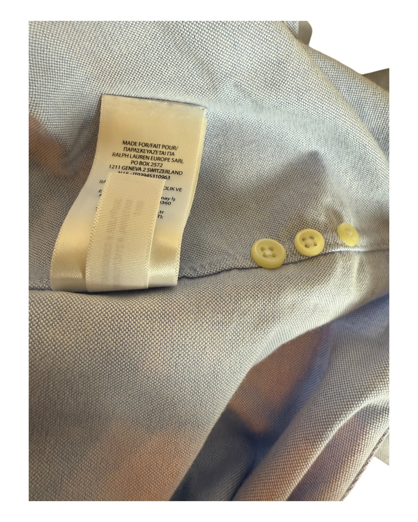 Polo Ralph Lauren Oxfordhemd Bluse hellblau Größe M