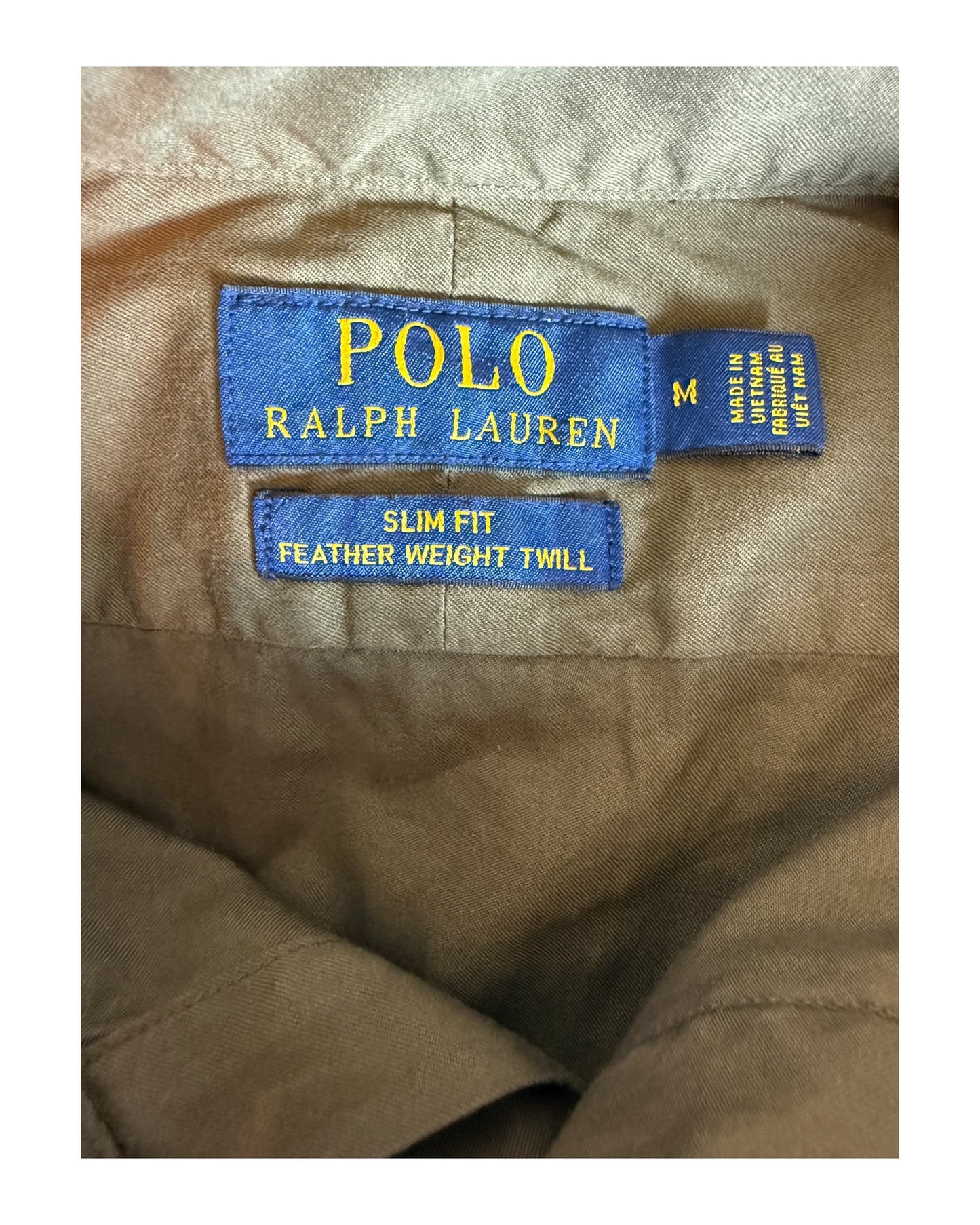 Polo Ralph Lauren Hemd khaki Größe M