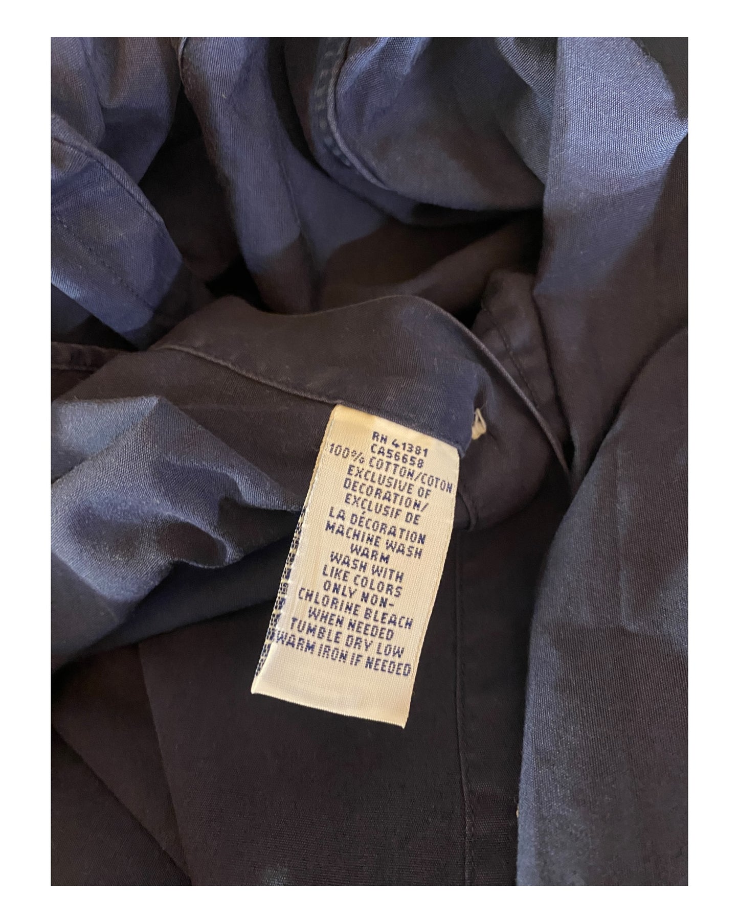 Polo Ralph Lauren shirt navy blue size M