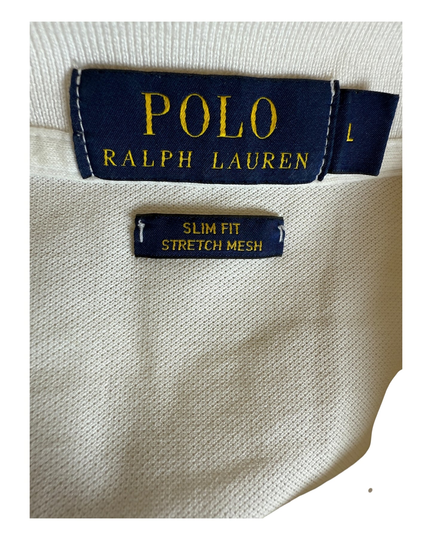 Polo Ralph Lauren Poloshirt weiß Größe L