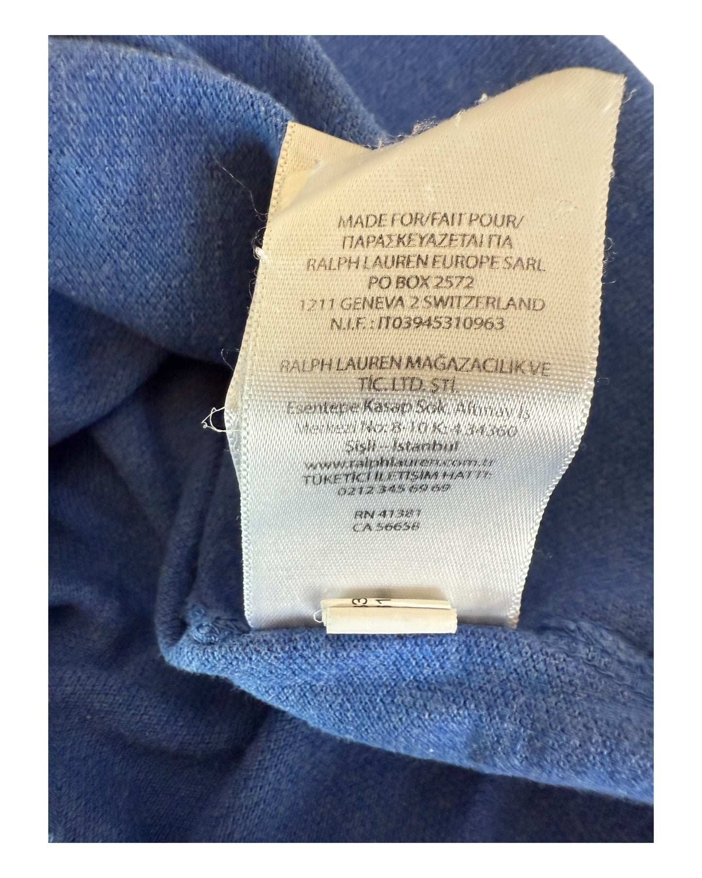 Polo Ralph Lauren Poloshirt blau Größe L