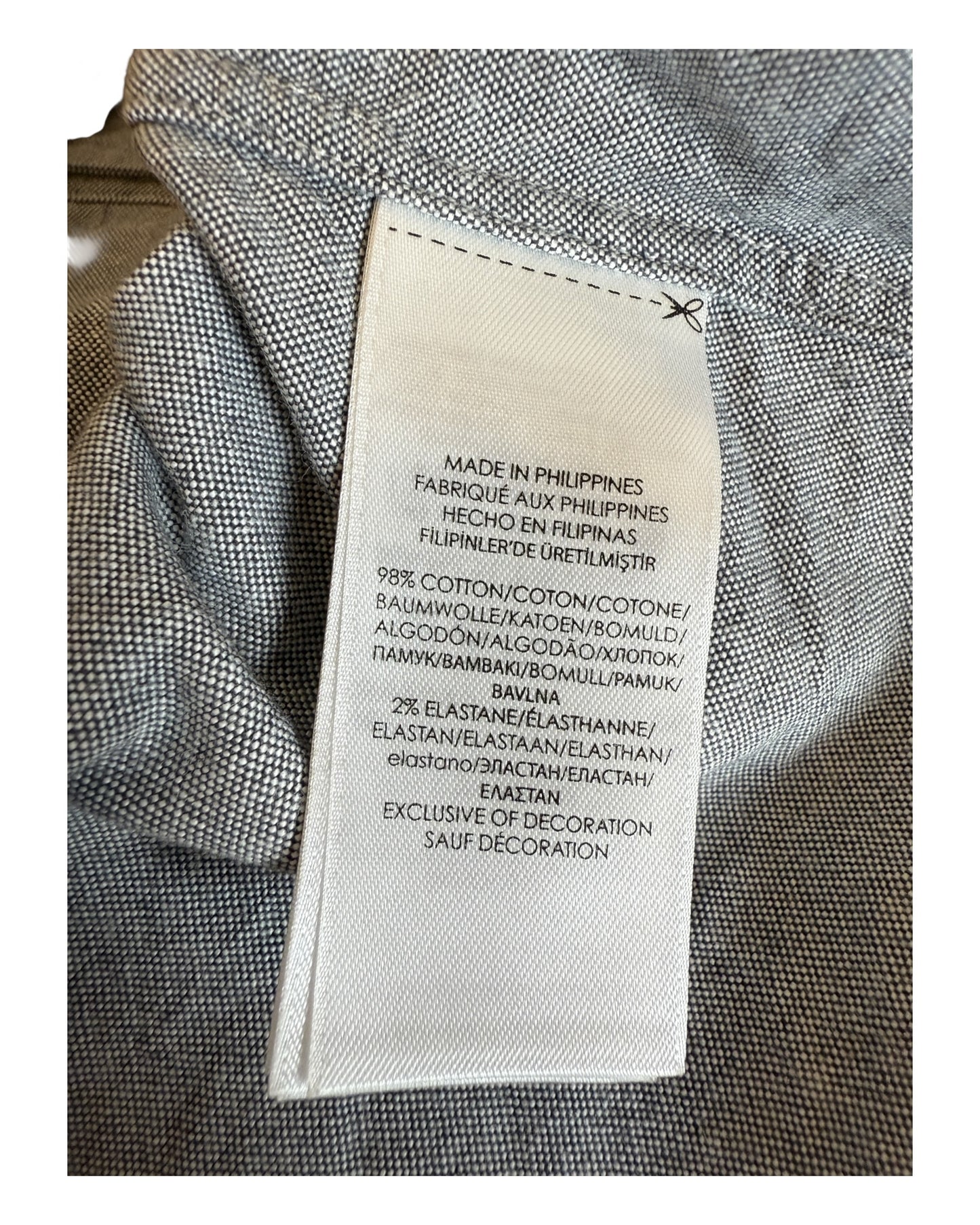 Polo Ralph Lauren Oxfordhemd grau Größe M