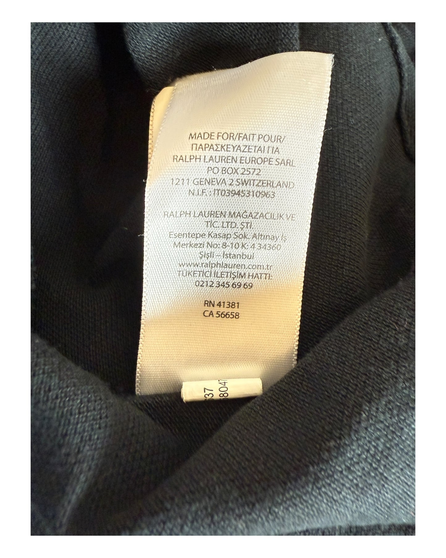 Polo Ralph Lauren Poloshirt schwarz Größe L