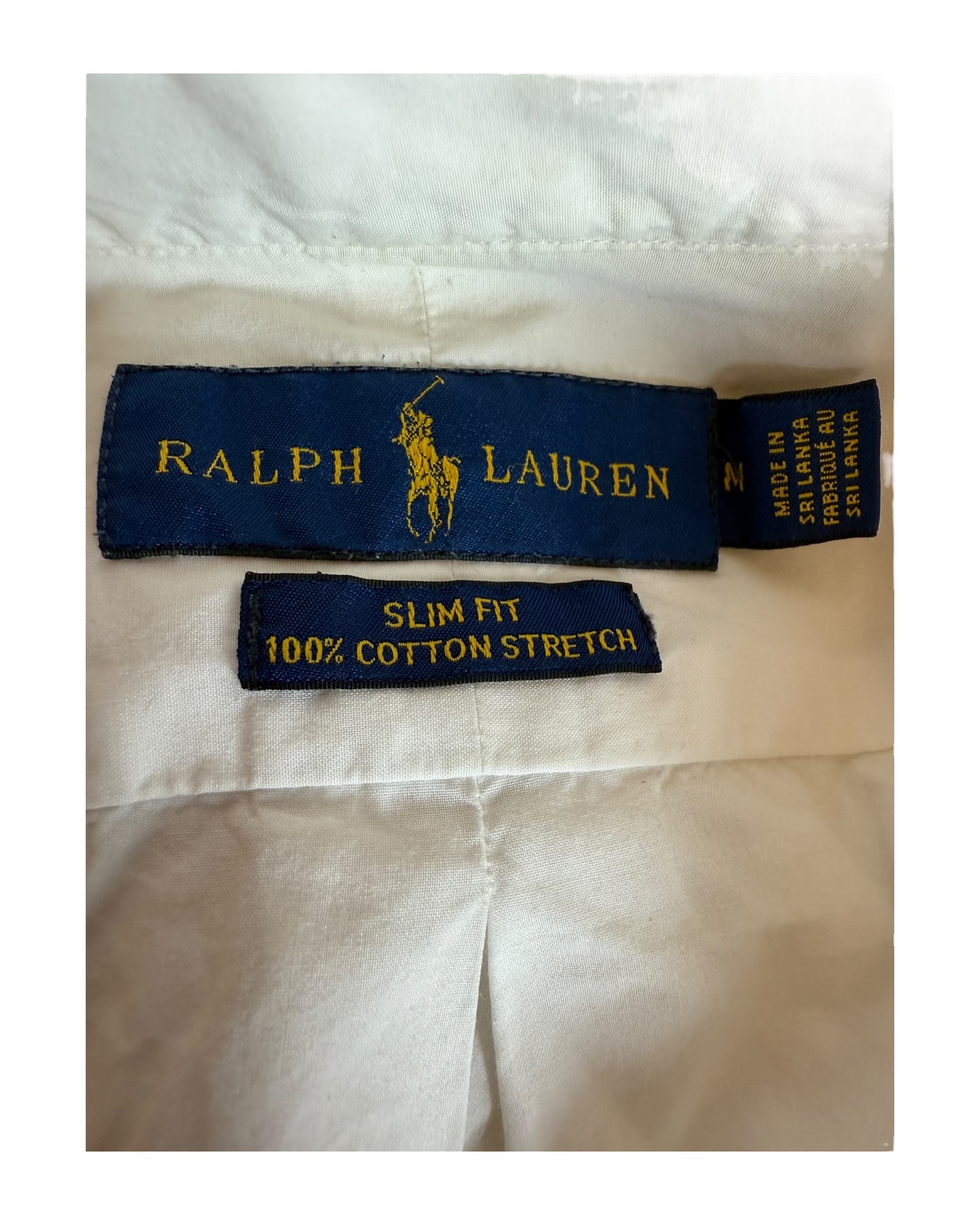 Polo Ralph Lauren Hemd weiß Größe M