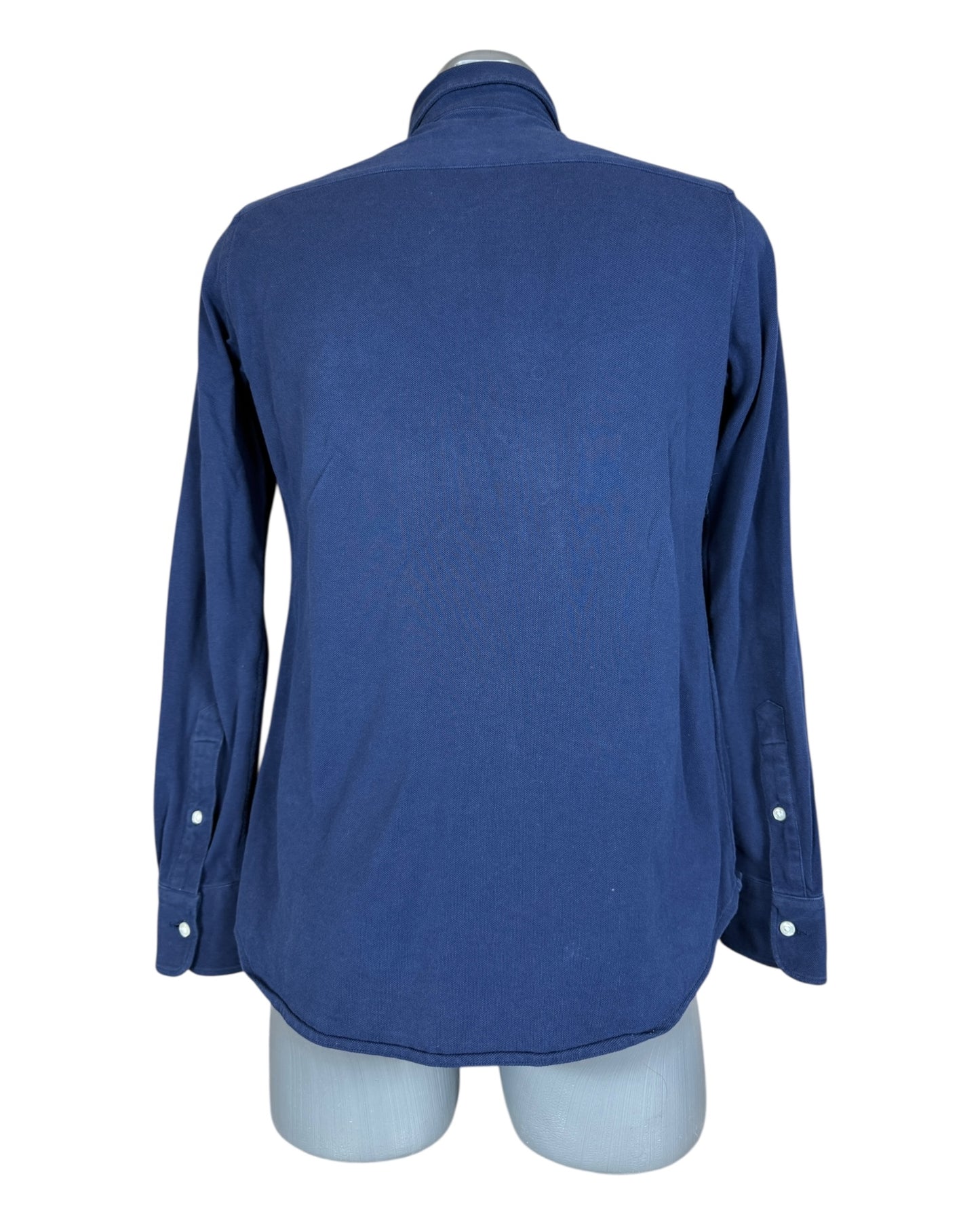 Polo Ralph Lauren Knit Oxfordhemd marineblau Größe M