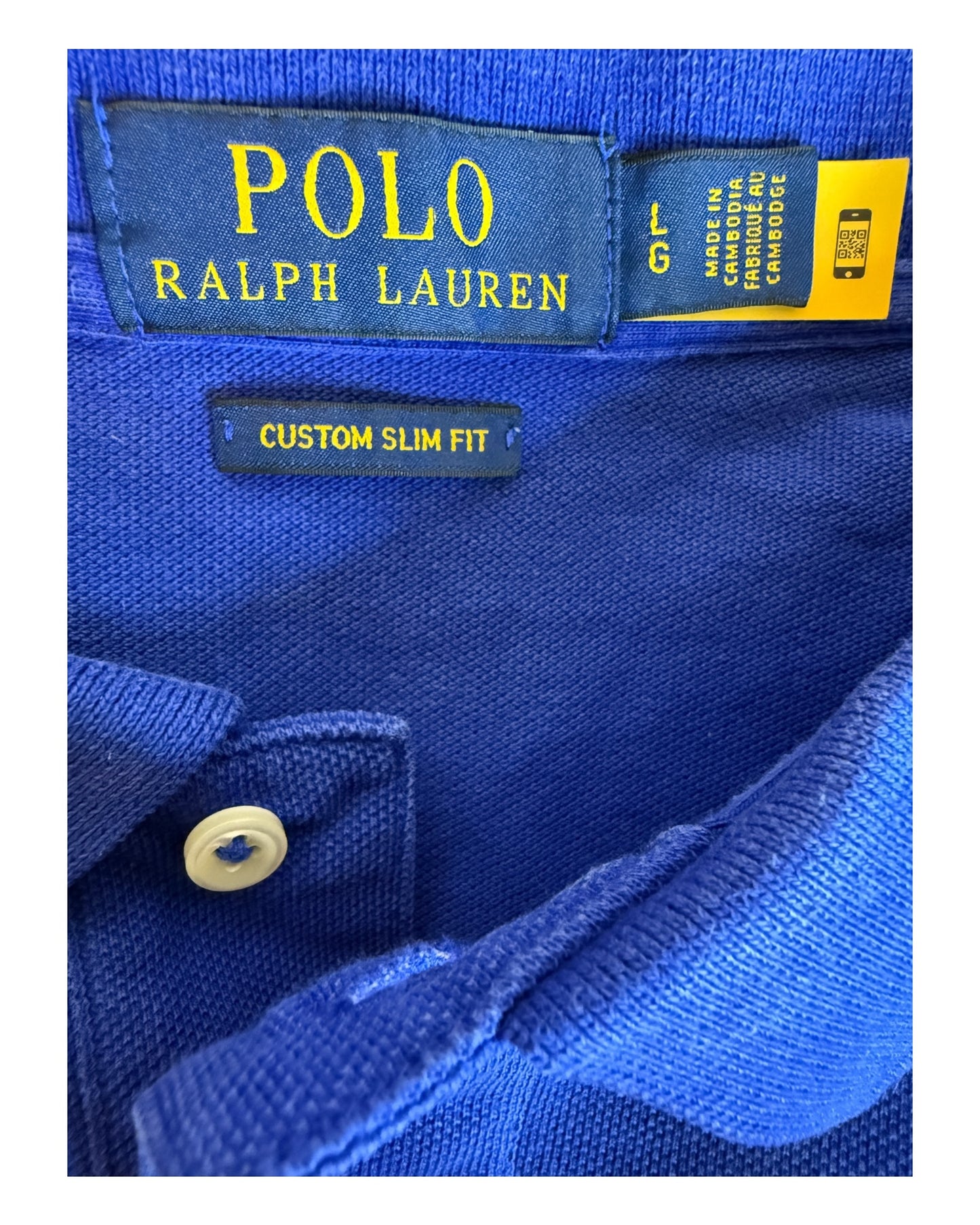 Polo Ralph Lauren Poloshirt blau Größe L