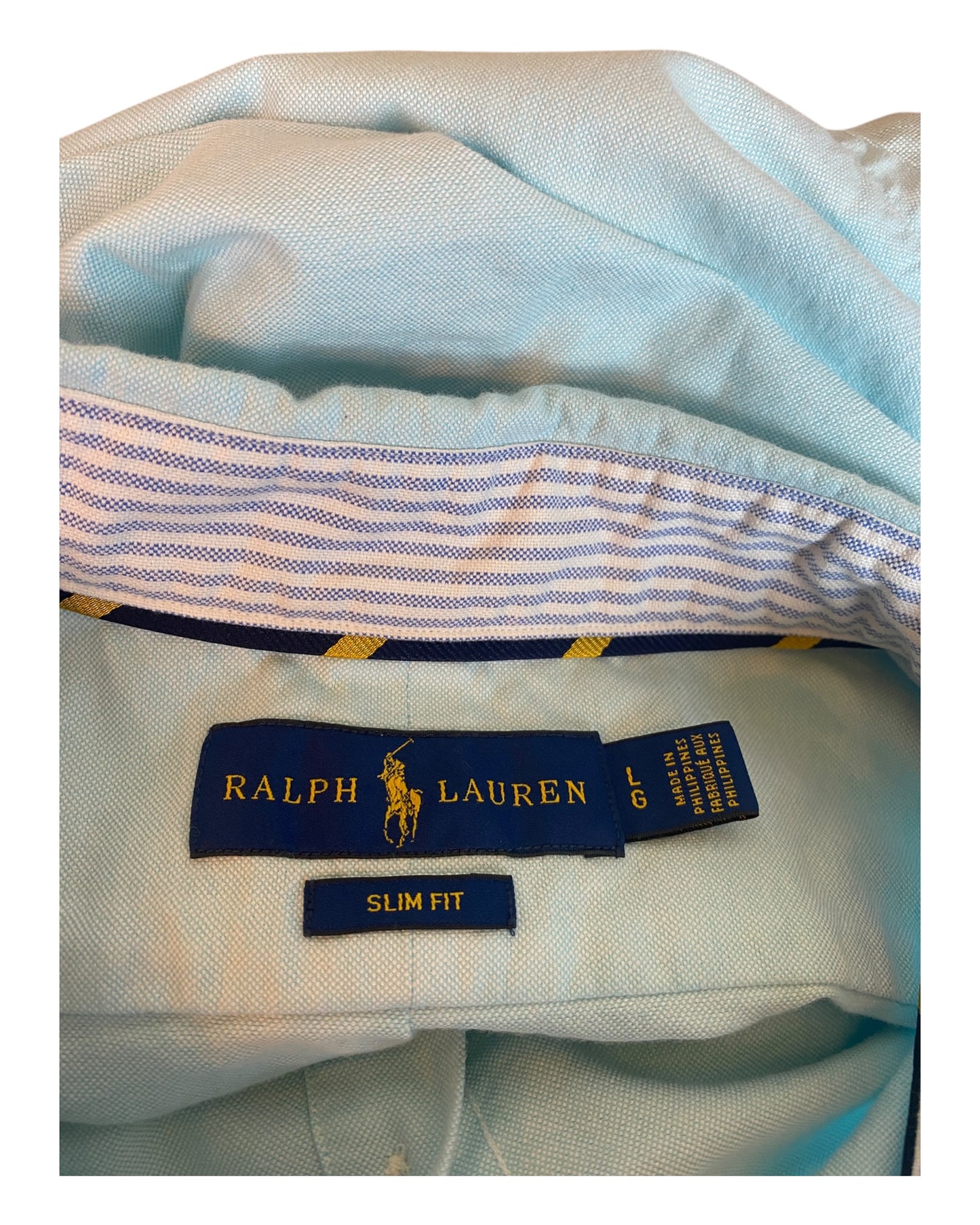 Polo Ralph Lauren Oxford shirt turquoise size L
