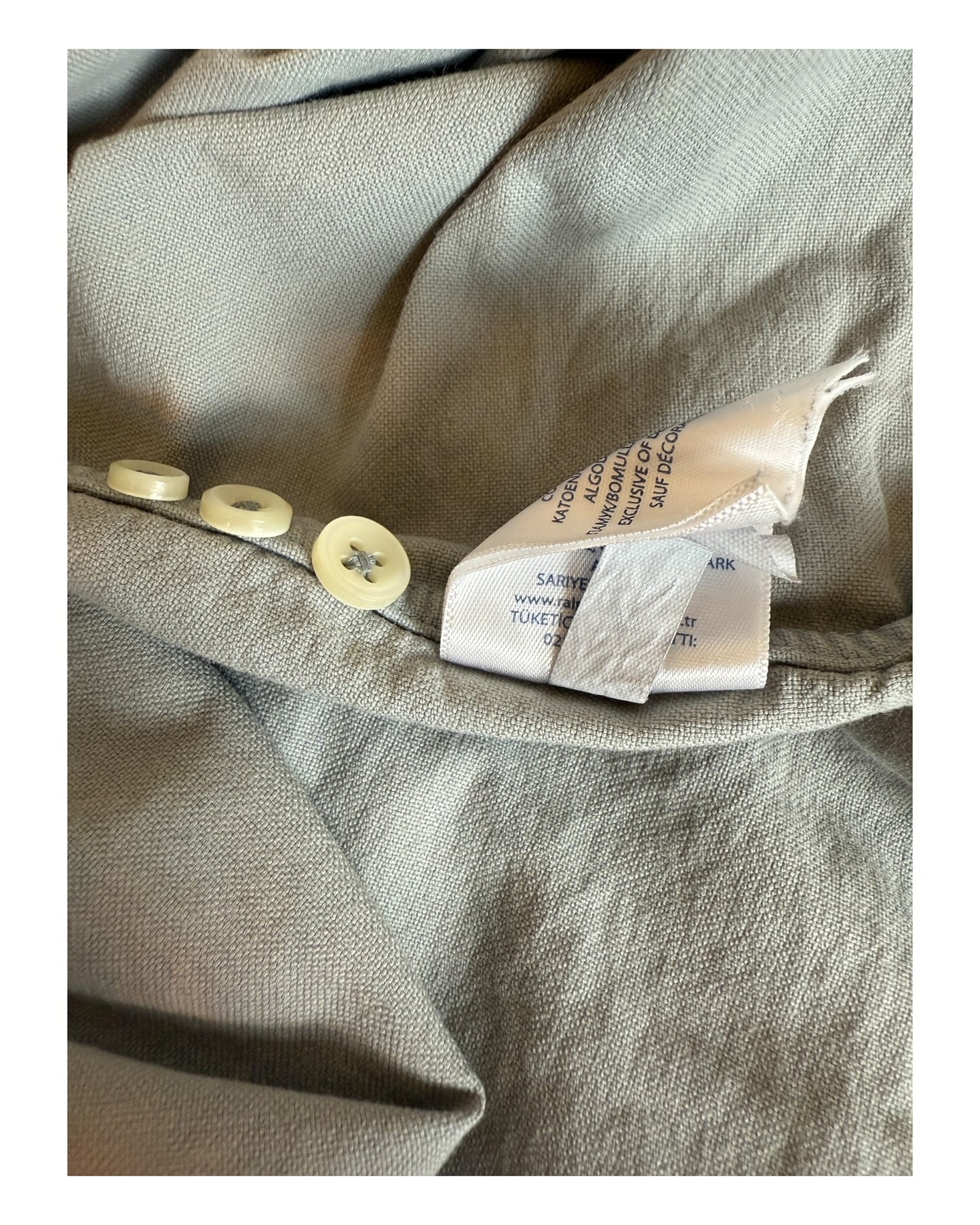 Polo Ralph Lauren Hemd hellgrau Größe L