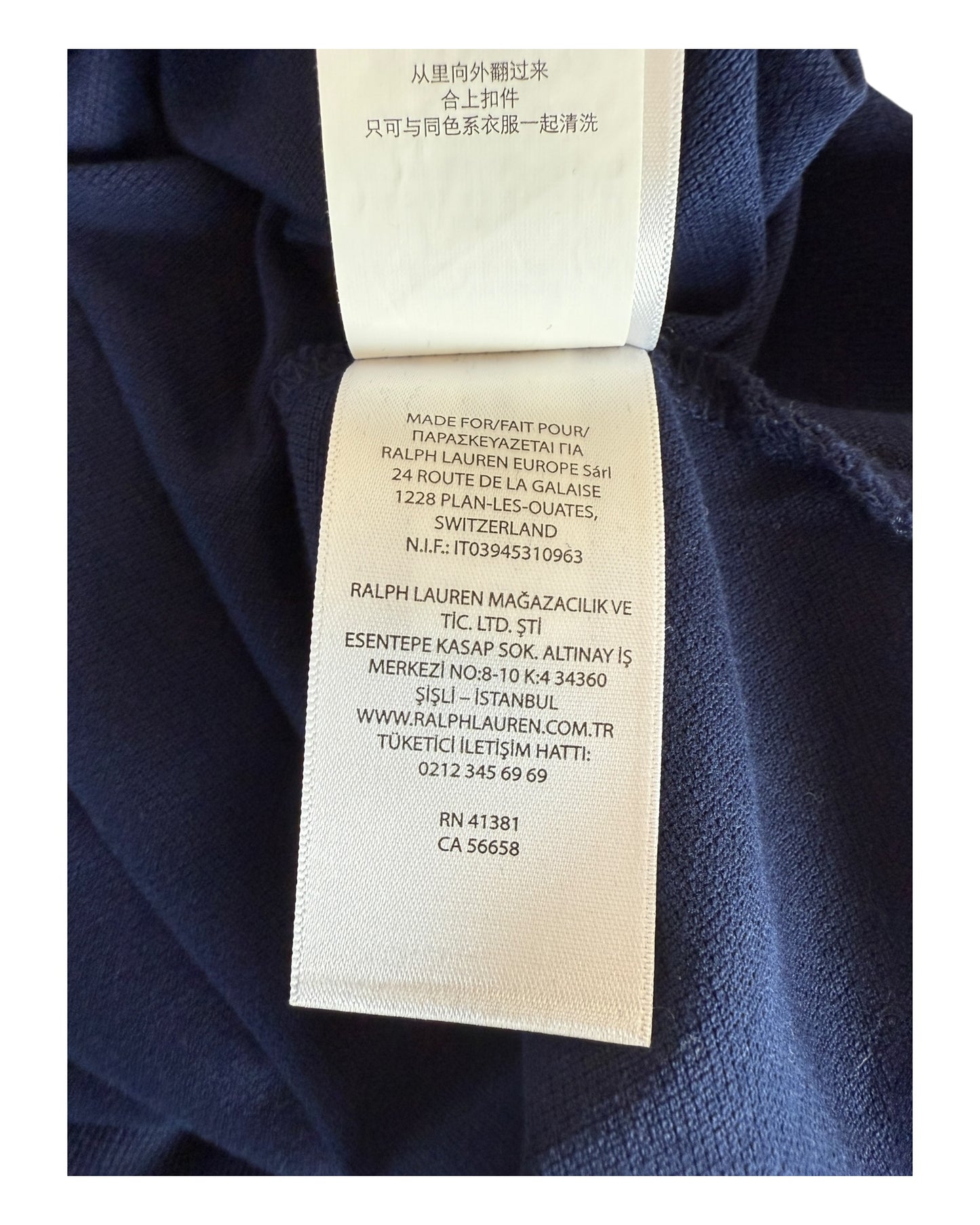Polo Ralph Lauren Poloshirt marineblau Größe M