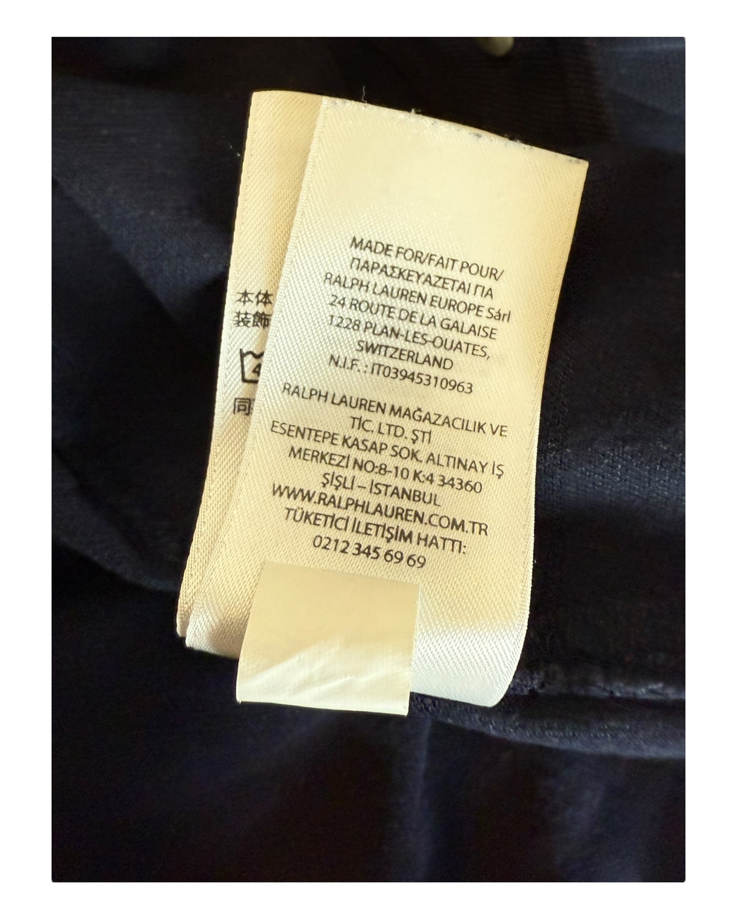 Polo Ralph Lauren Hemd marineblau Größe L