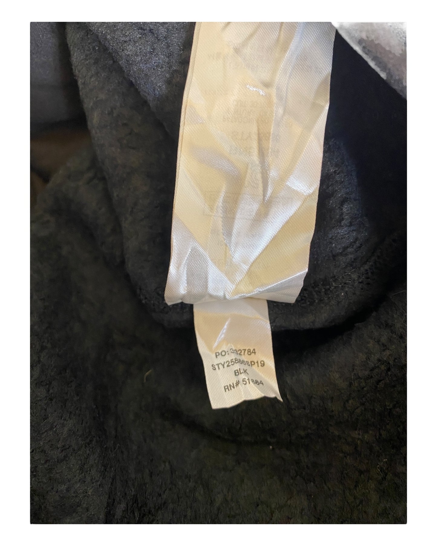 Patagonia Fleece Weste schwarz Größe M