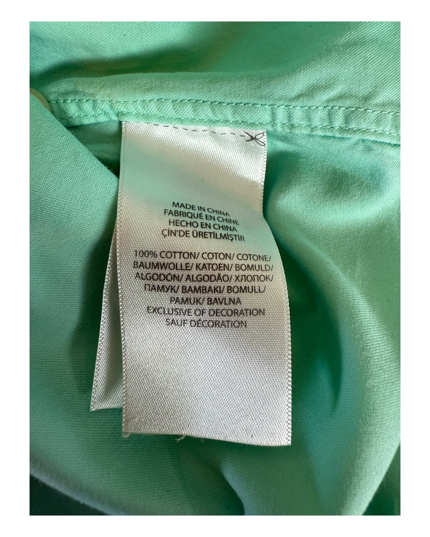 Ralph Lauren Hemd türkis Größe M