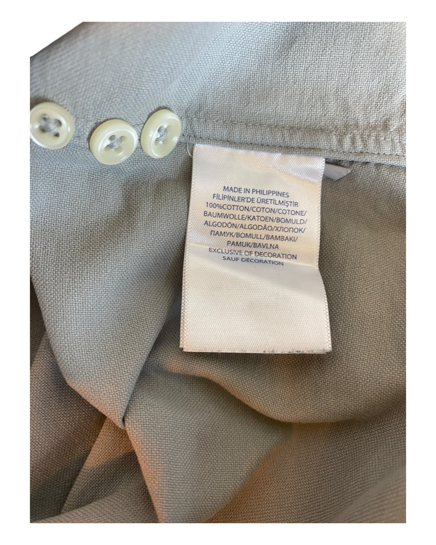 Polo Ralph Lauren Oxfordhemd grau Größe M