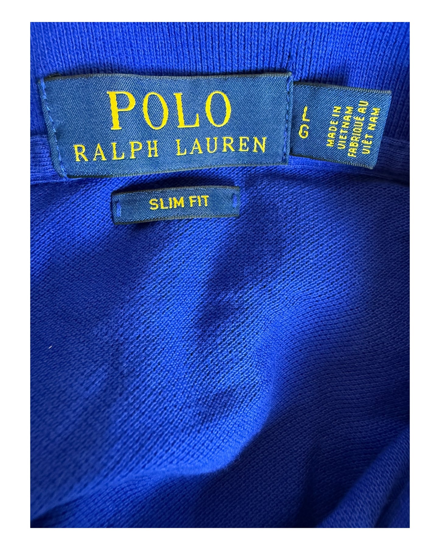 Polo Ralph Lauren Poloshirt blau Größe L