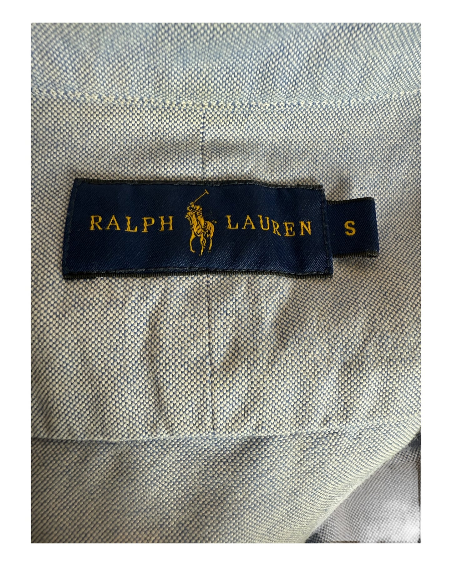 Polo Ralph Lauren kurzärmlige Bluse hellblau Größe S