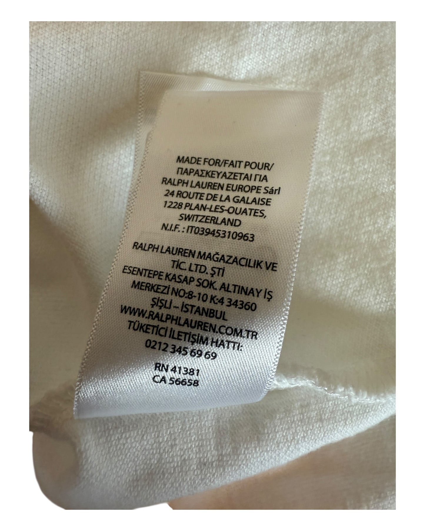 Polo Ralph Lauren Poloshirt weiß Größe M