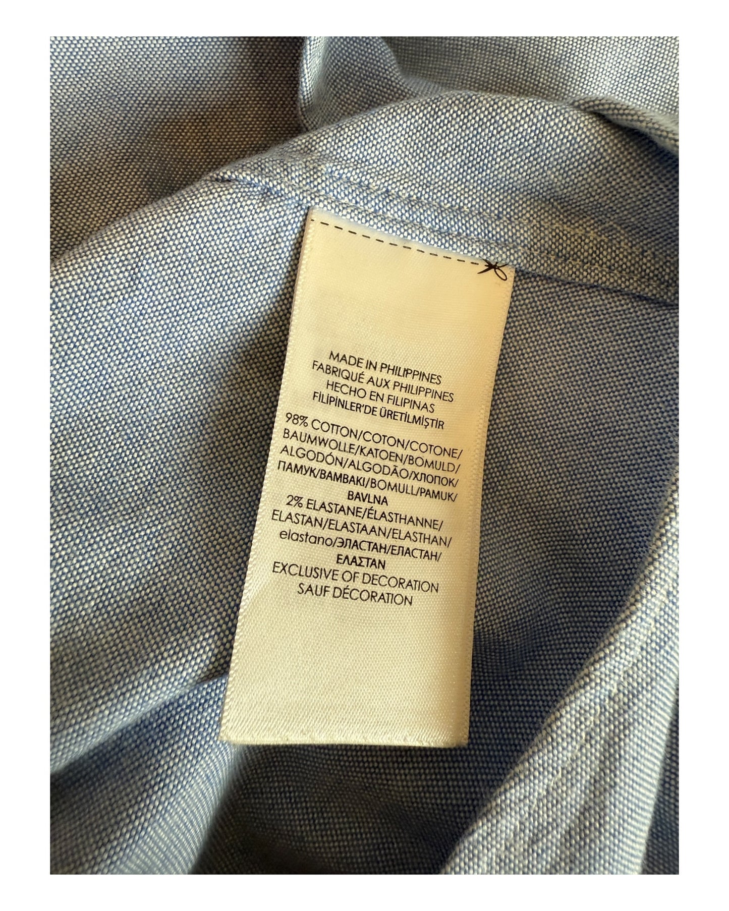 Polo Ralph Lauren Oxfordhemd hellblau Größe M