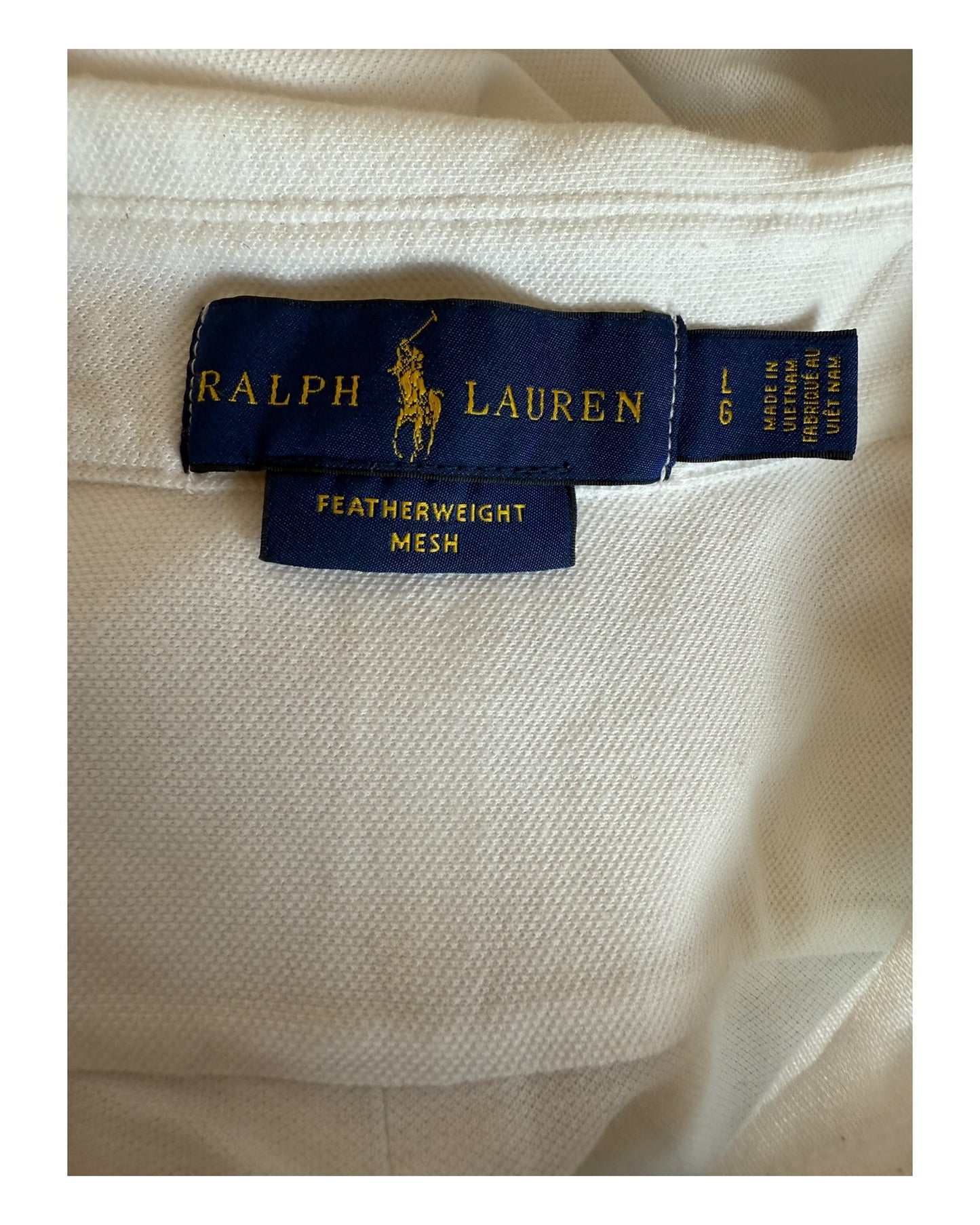 Polo Ralph Lauren Hemd weiß Größe L
