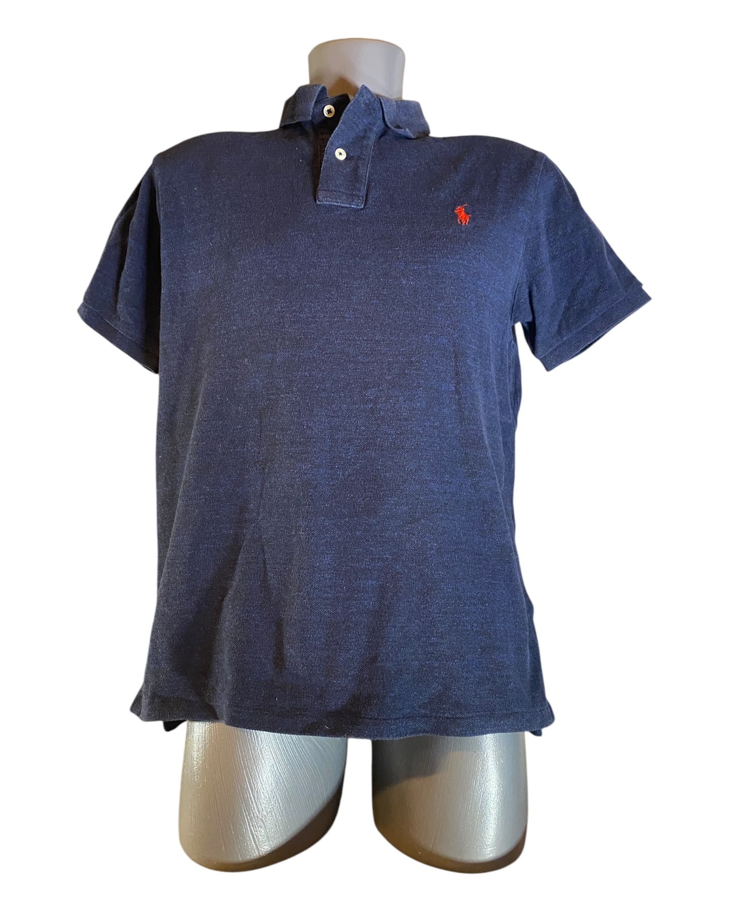 Polo Ralph Lauren Poloshirt marineblau meliert Größe L