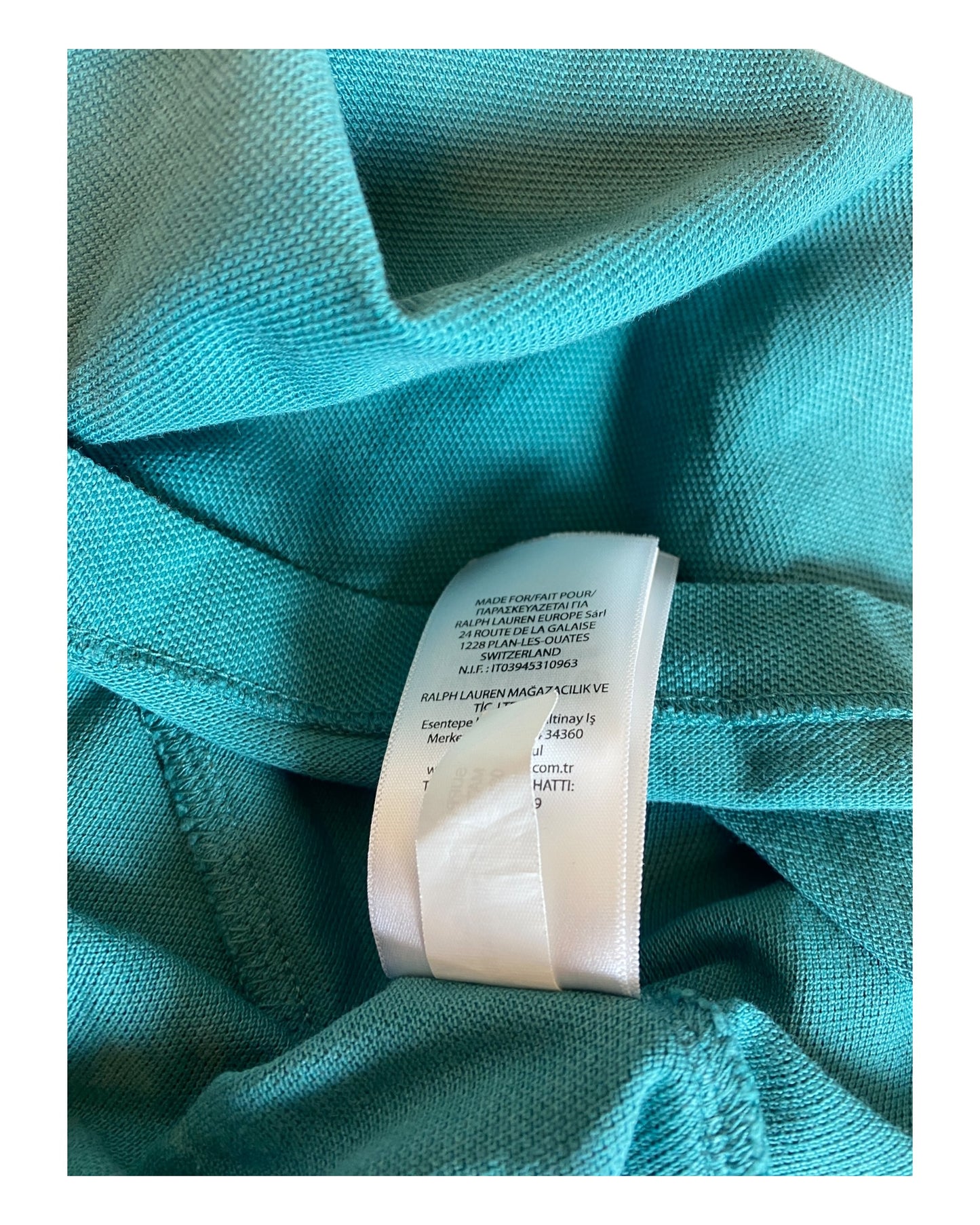 Polo Ralph Lauren Poloshirt türkis Größe L