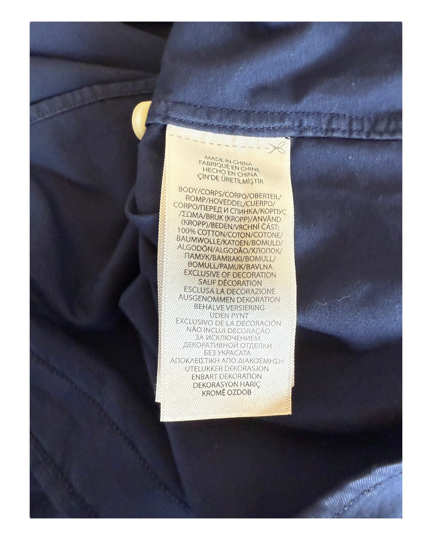 Polo Ralph Lauren Hemd marineblau Größe L