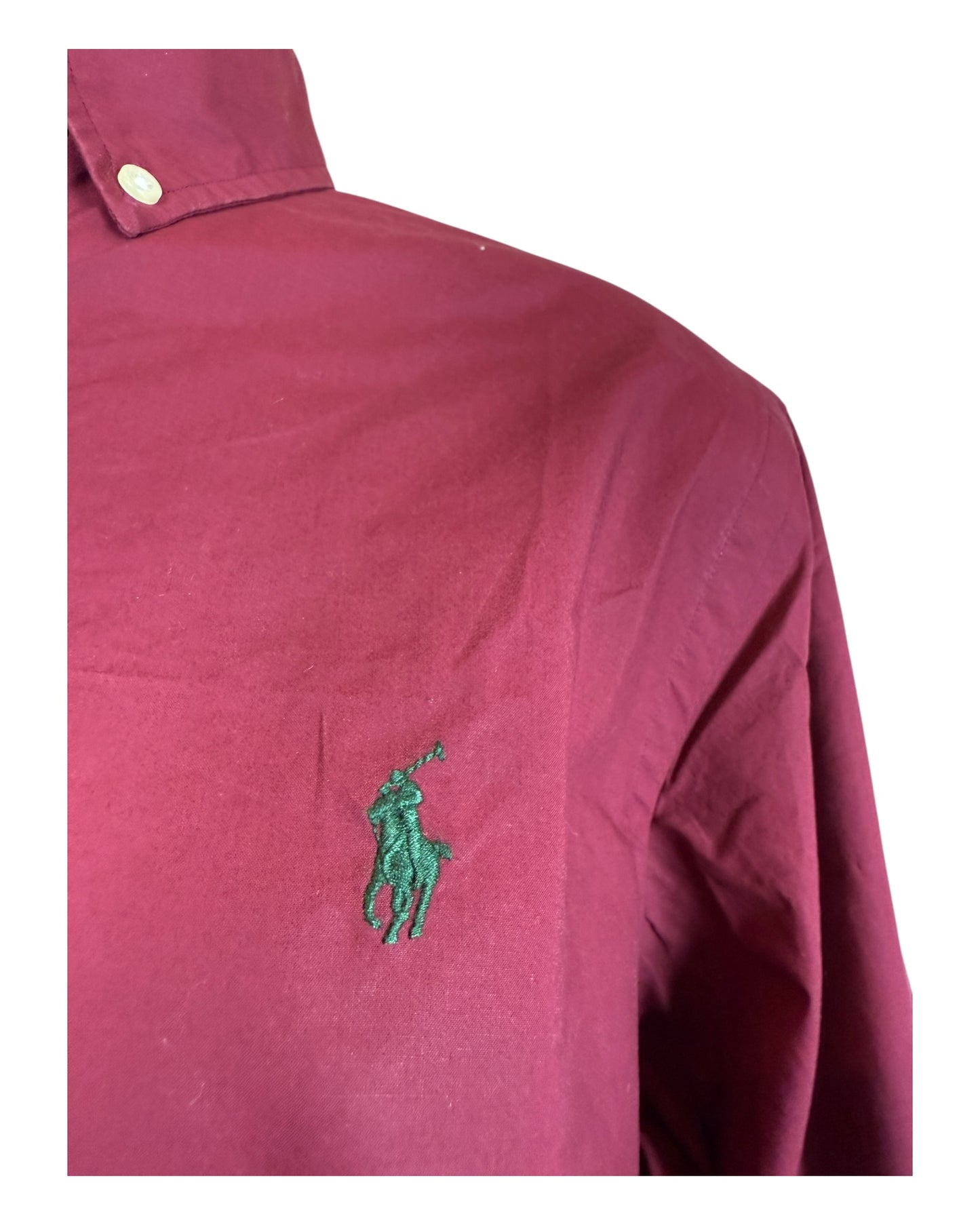 Polo Ralph Lauren Hemd bordeauxrot Größe M