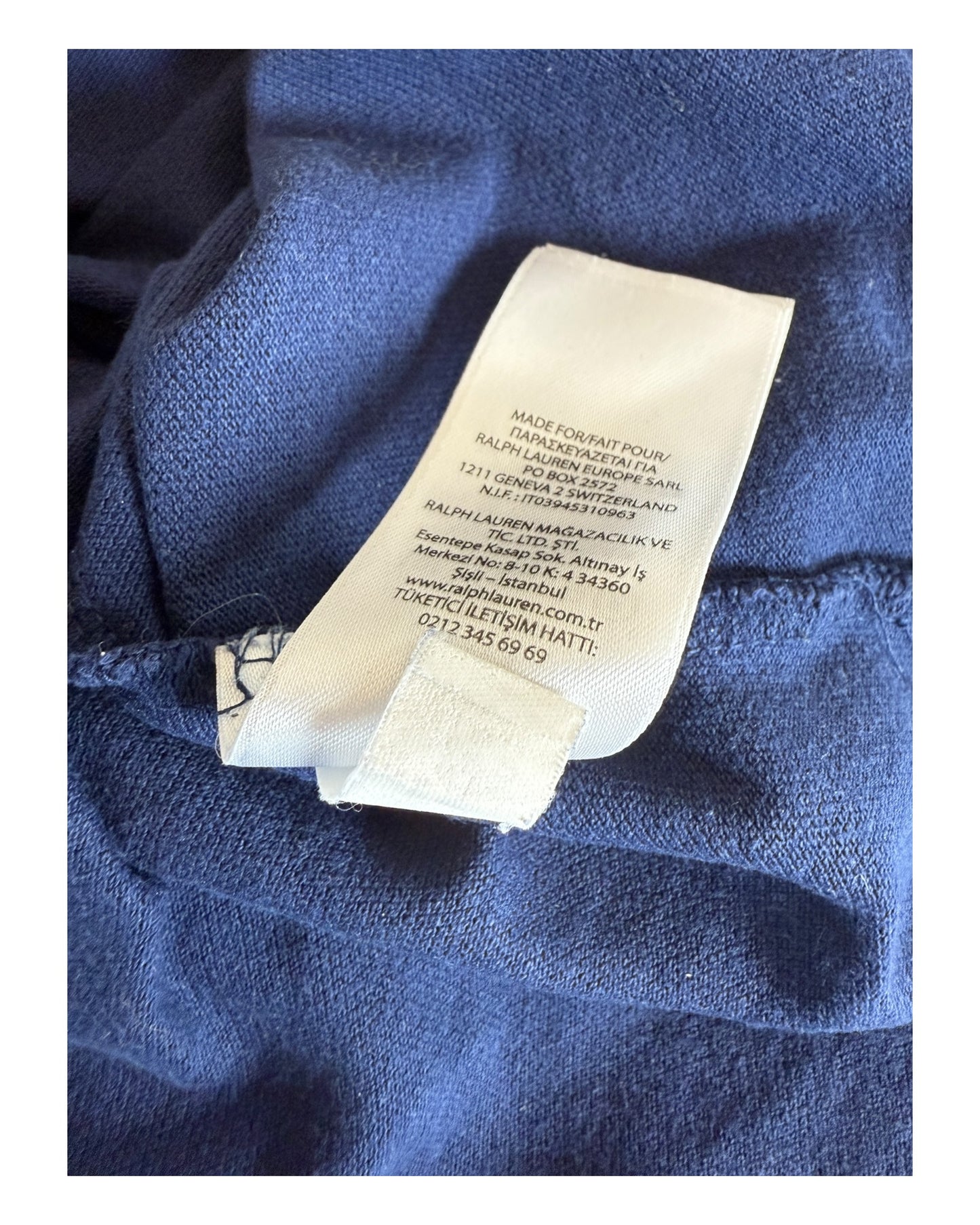 Polo Ralph Lauren Poloshirt marineblau Größe M