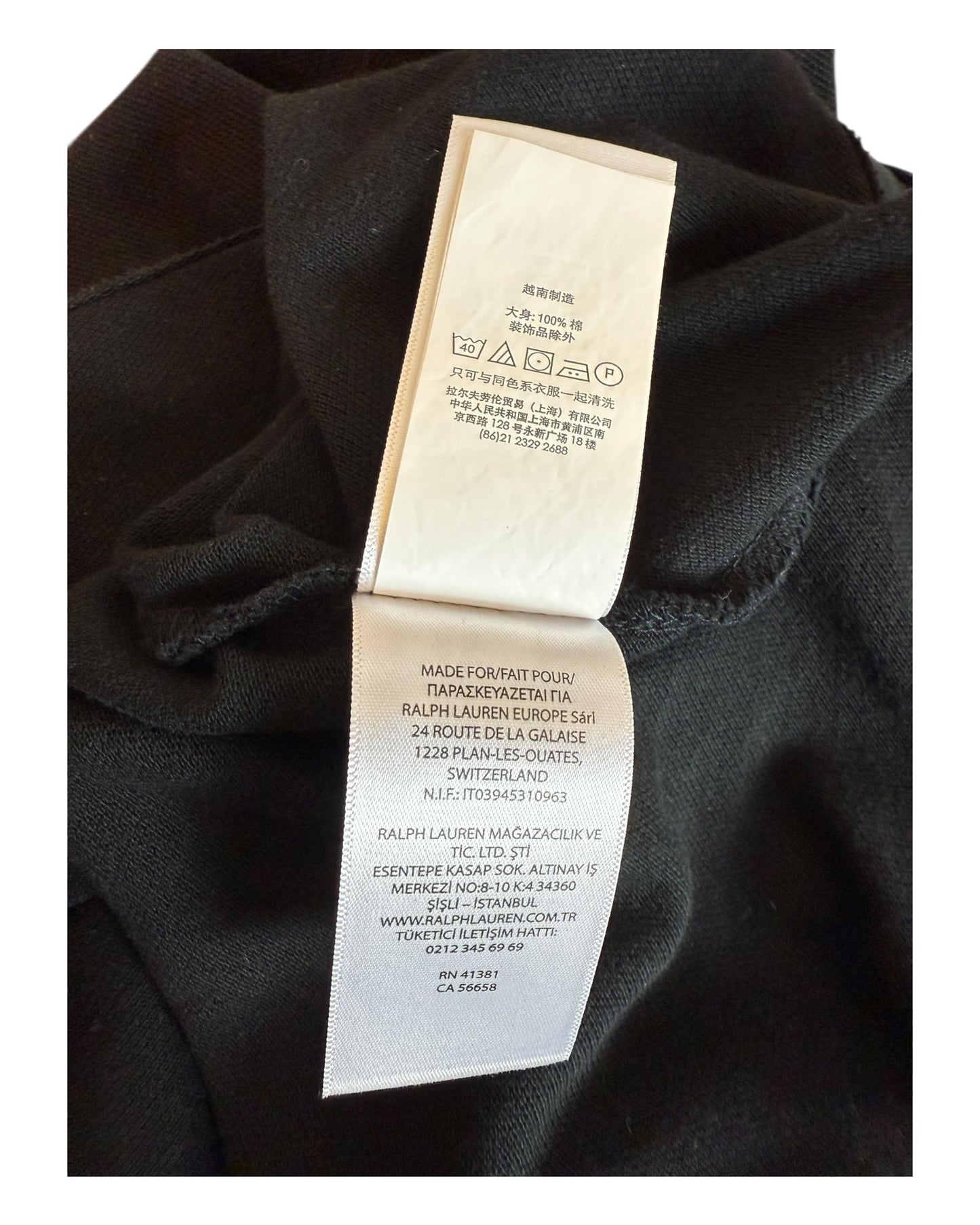 Polo Ralph Lauren Poloshirt schwarz Größe L
