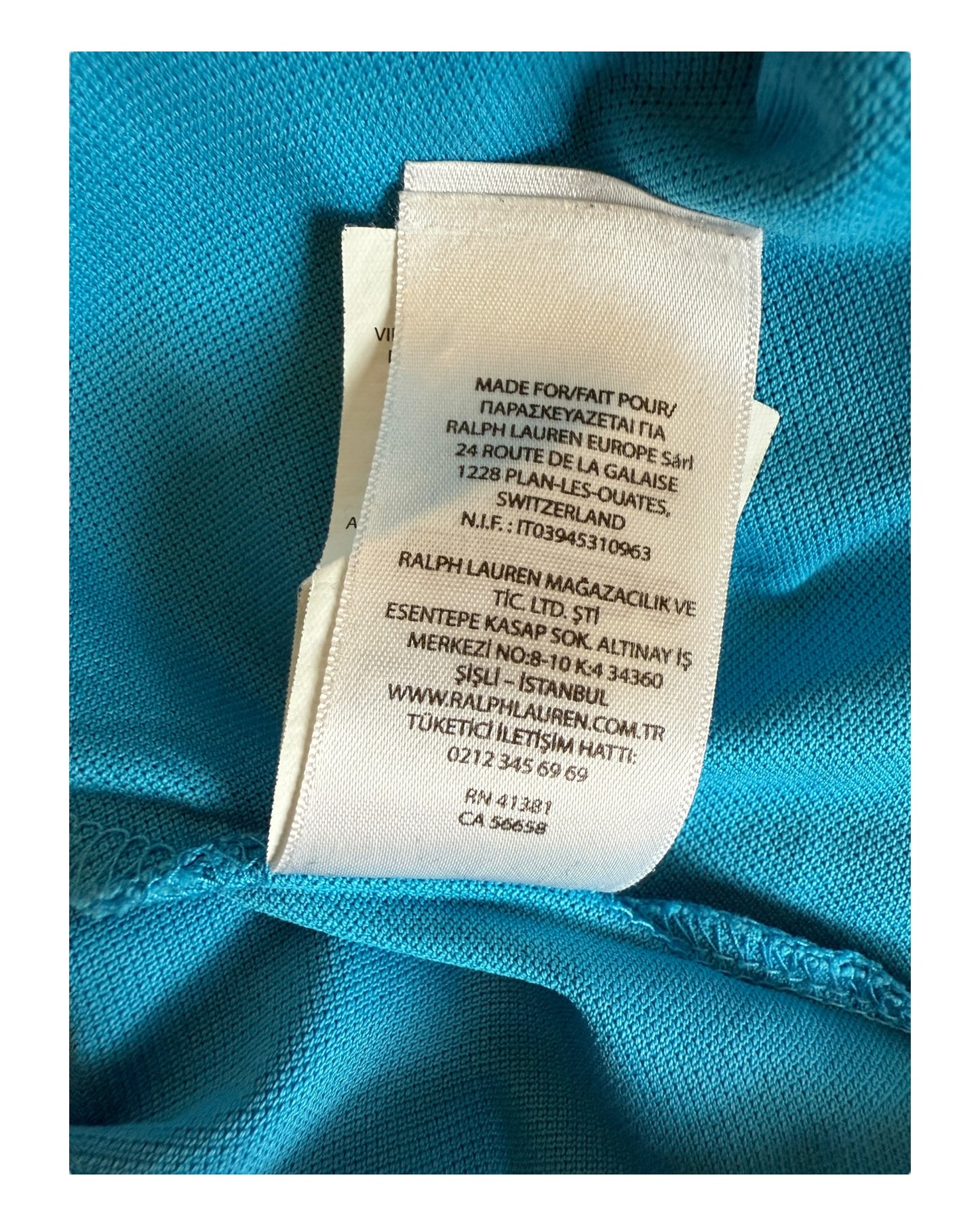 Polo Ralph Lauren Poloshirt hellblau Größe L