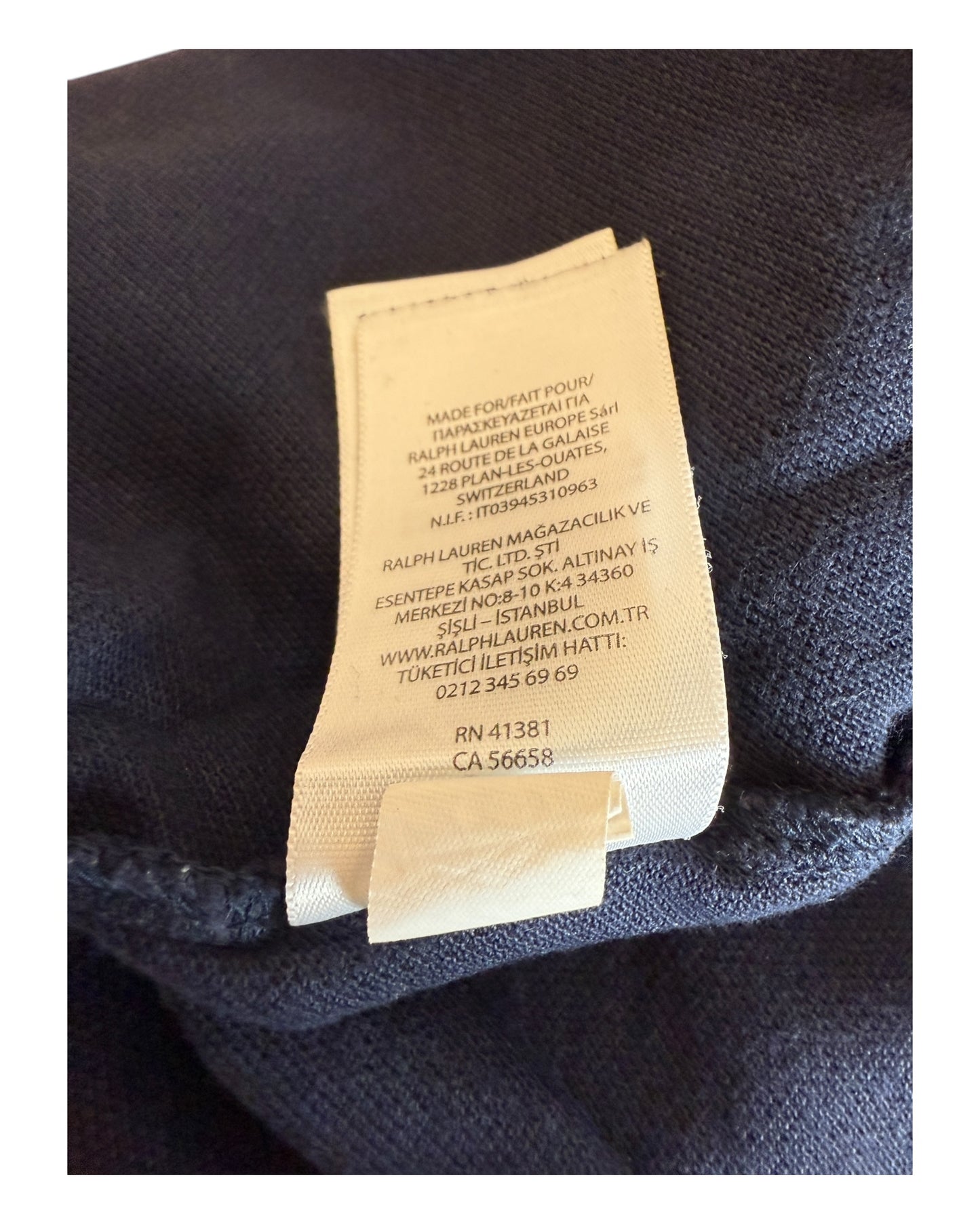 Polo Ralph Lauren Poloshirt marineblau Größe M