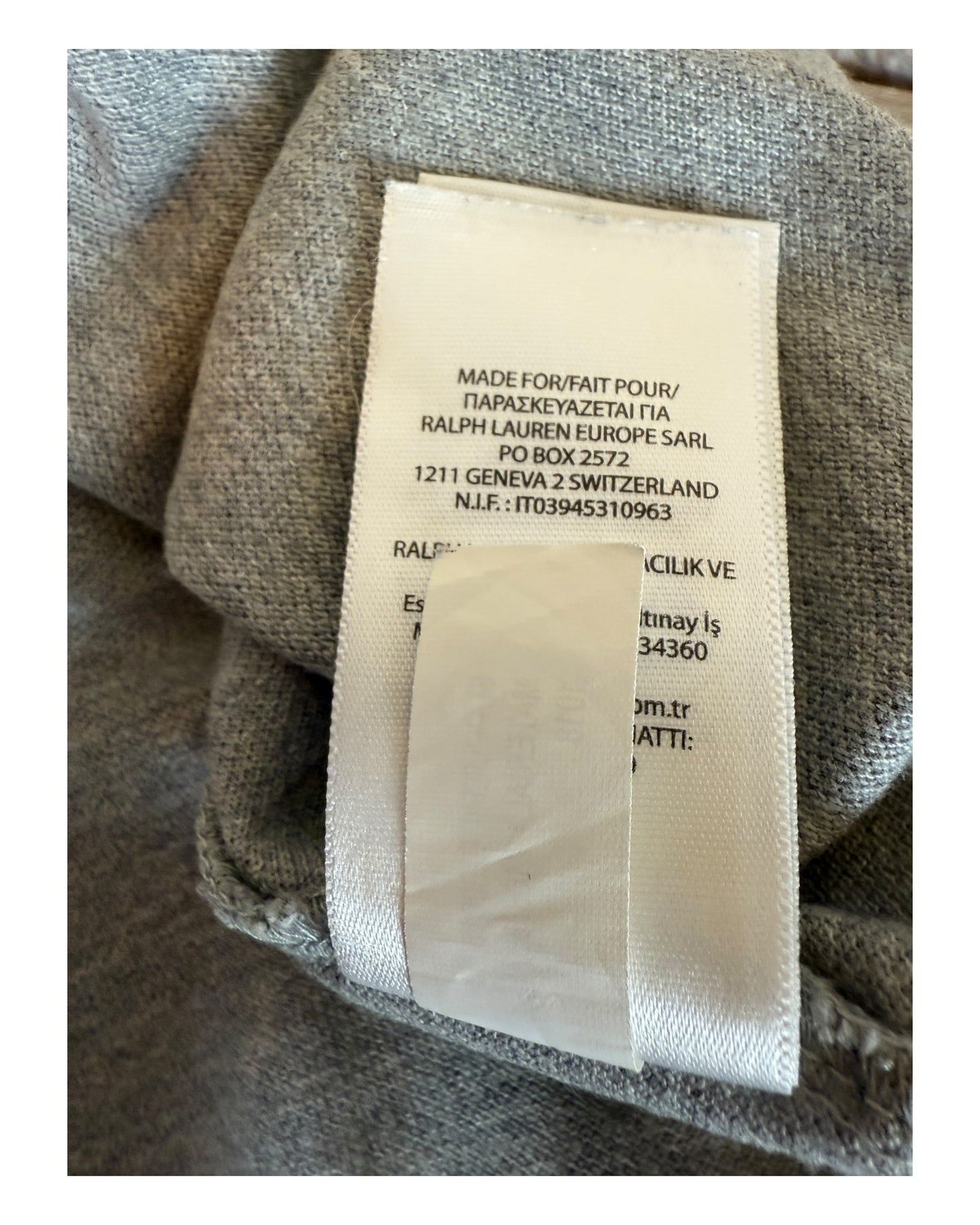 Polo Ralph Lauren Poloshirt grau Größe M