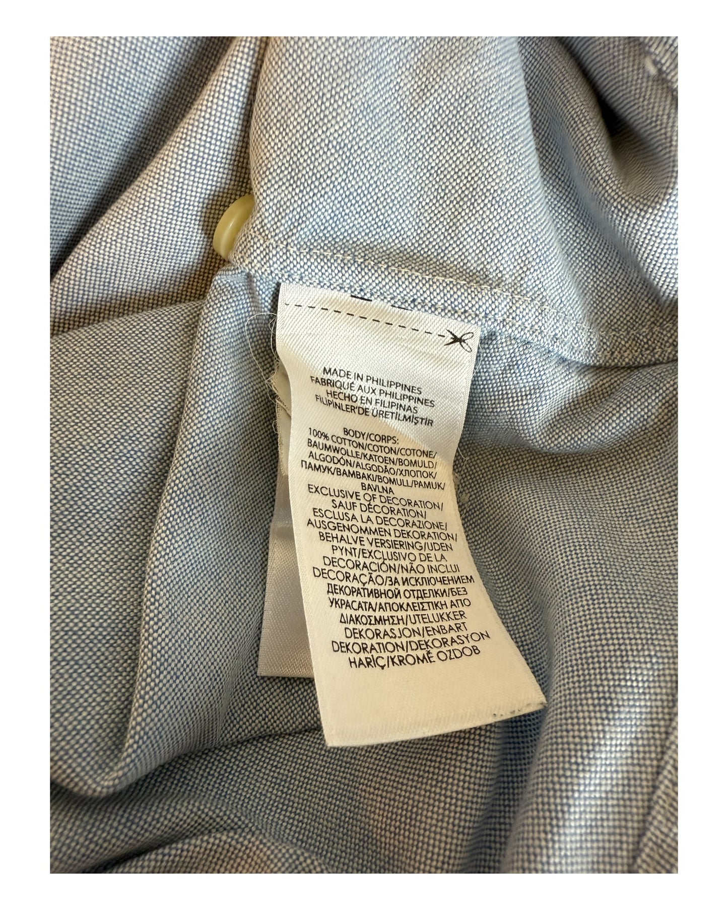 Polo Ralph Lauren Oxfordhemd hellblau Größe L