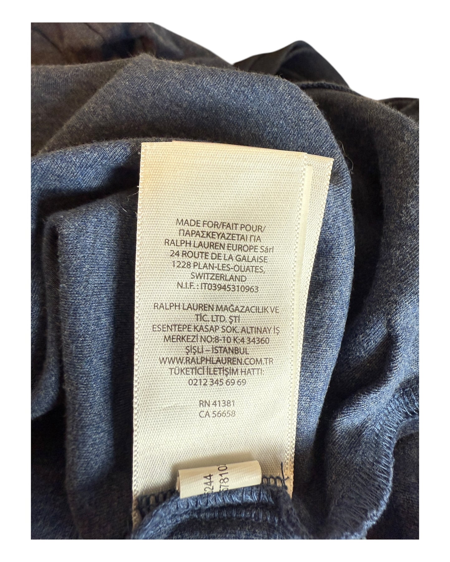 Polo Ralph Lauren Poloshirt marineblau Größe L