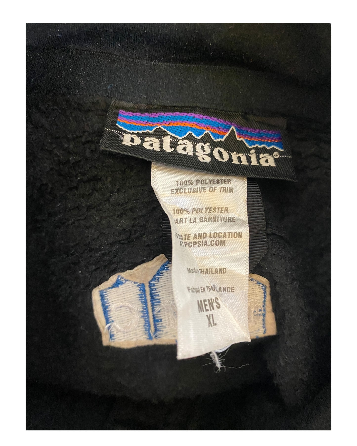 Patagonia Fleece Weste schwarz Größe XL