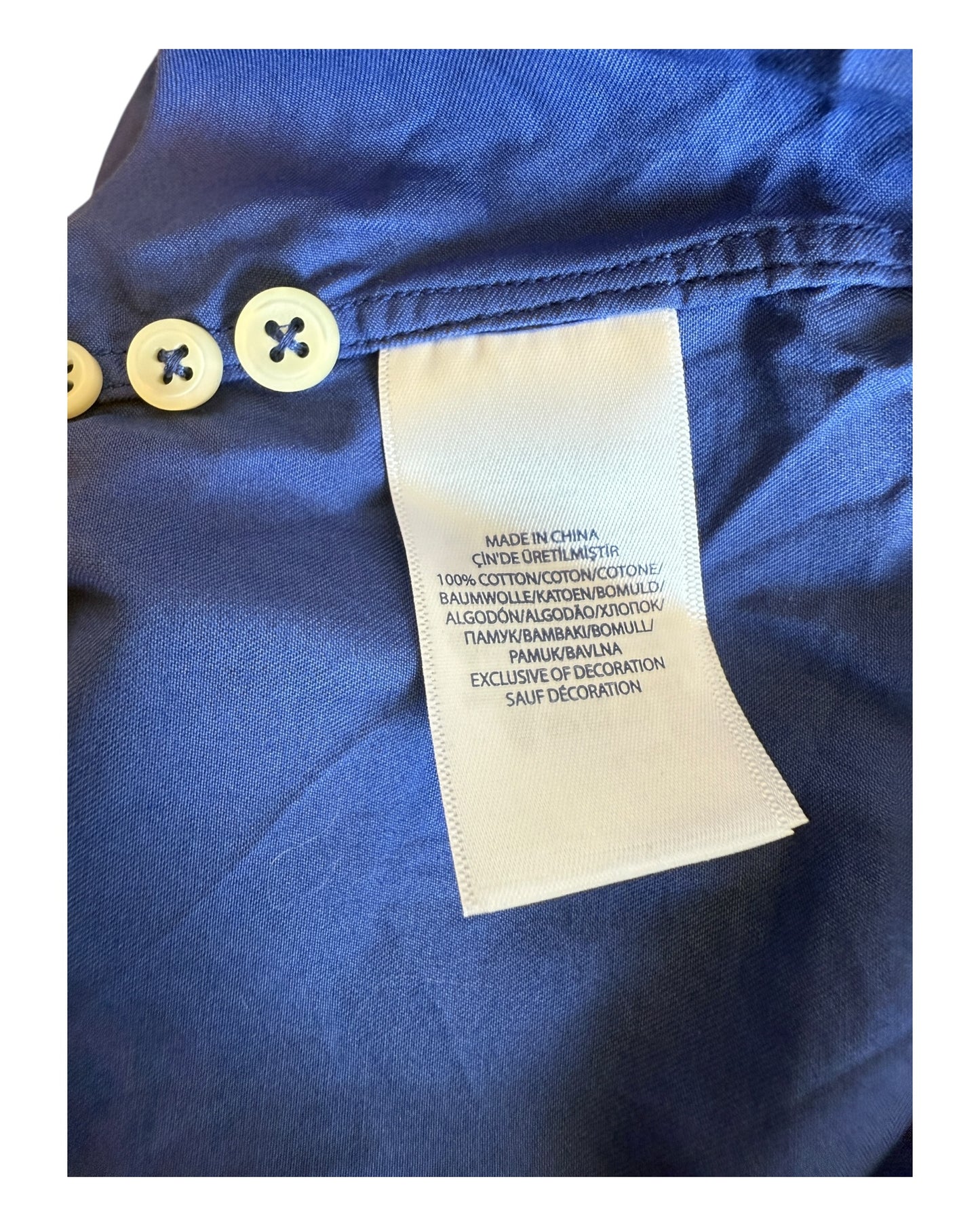 Polo Ralph Lauren Hemd blau Größe M