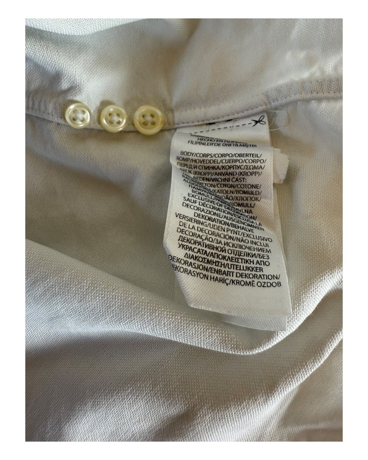 Polo Ralph Lauren Oxfordhemd weiß Größe L