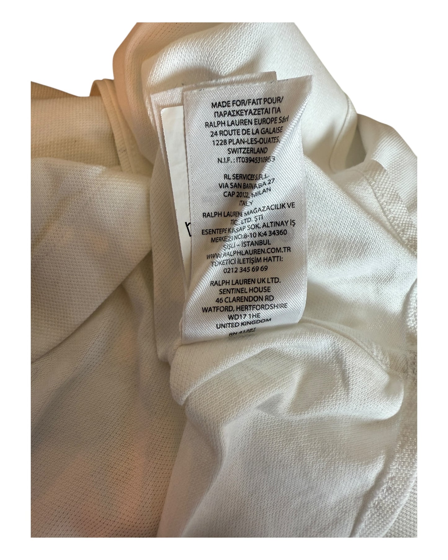 Polo Ralph Lauren Knit Oxfordhemd weiß Größe L