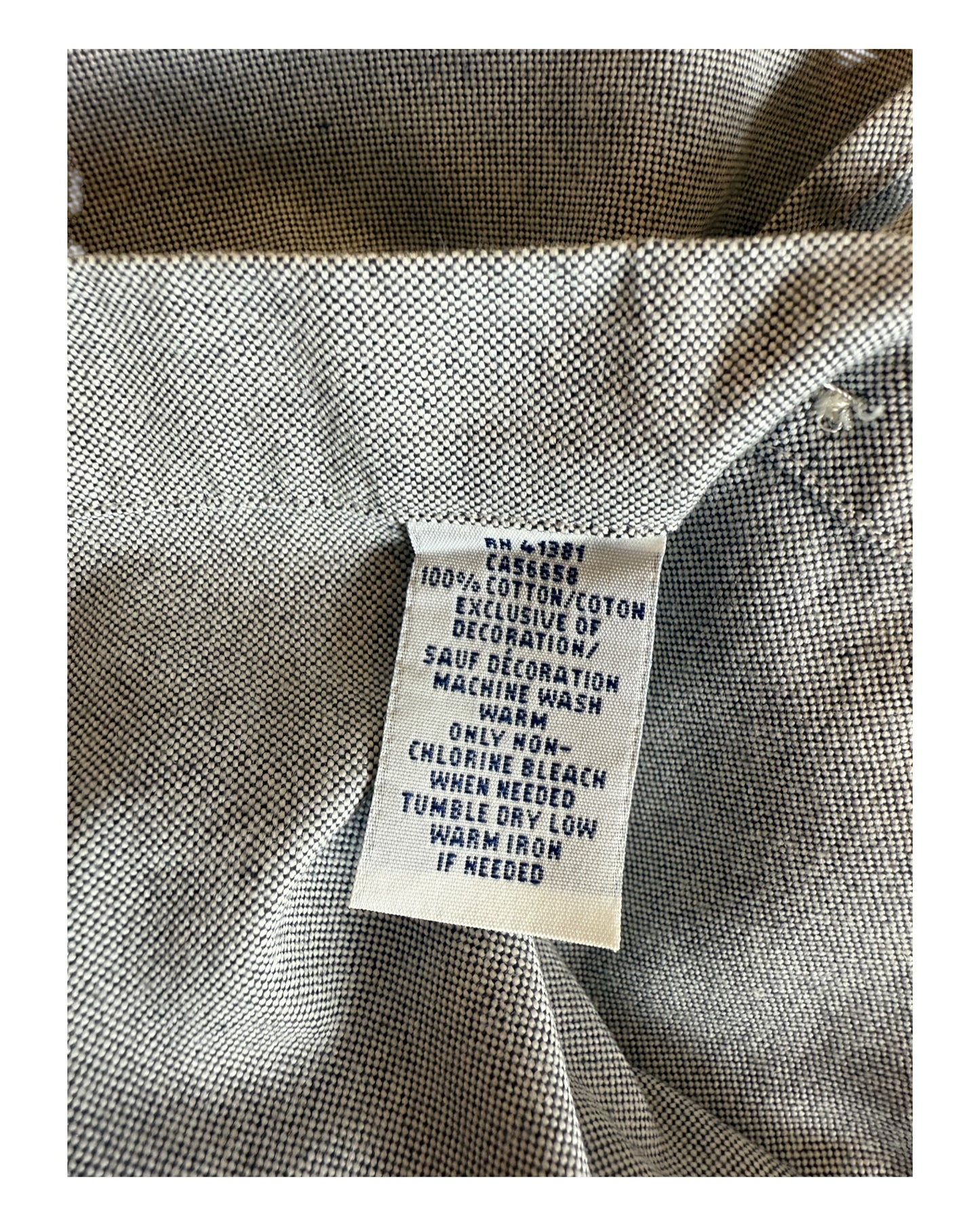 Polo Ralph Lauren Oxfordhemd grau Größe S