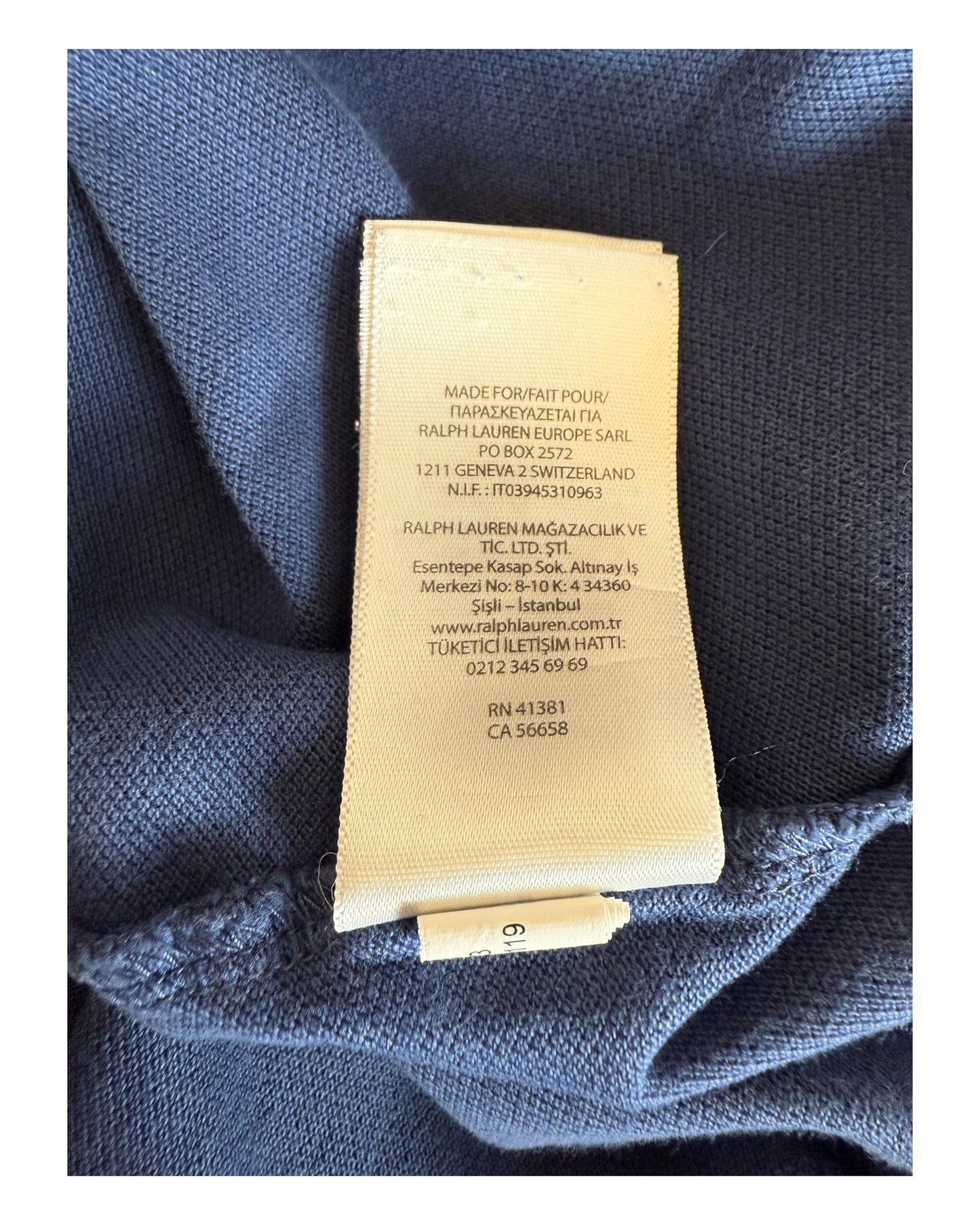 Polo Ralph Lauren Poloshirt blau Größe M