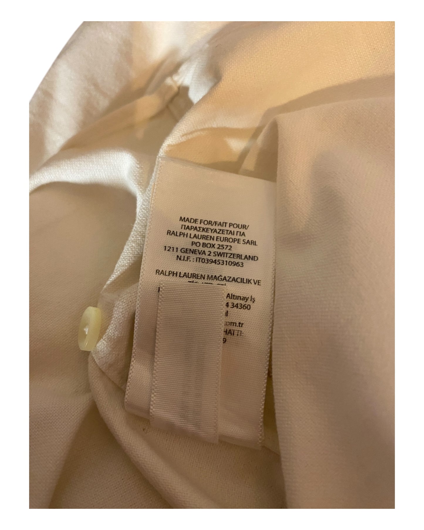 Polo Ralph Lauren Oxfordhemd weiß Größe M