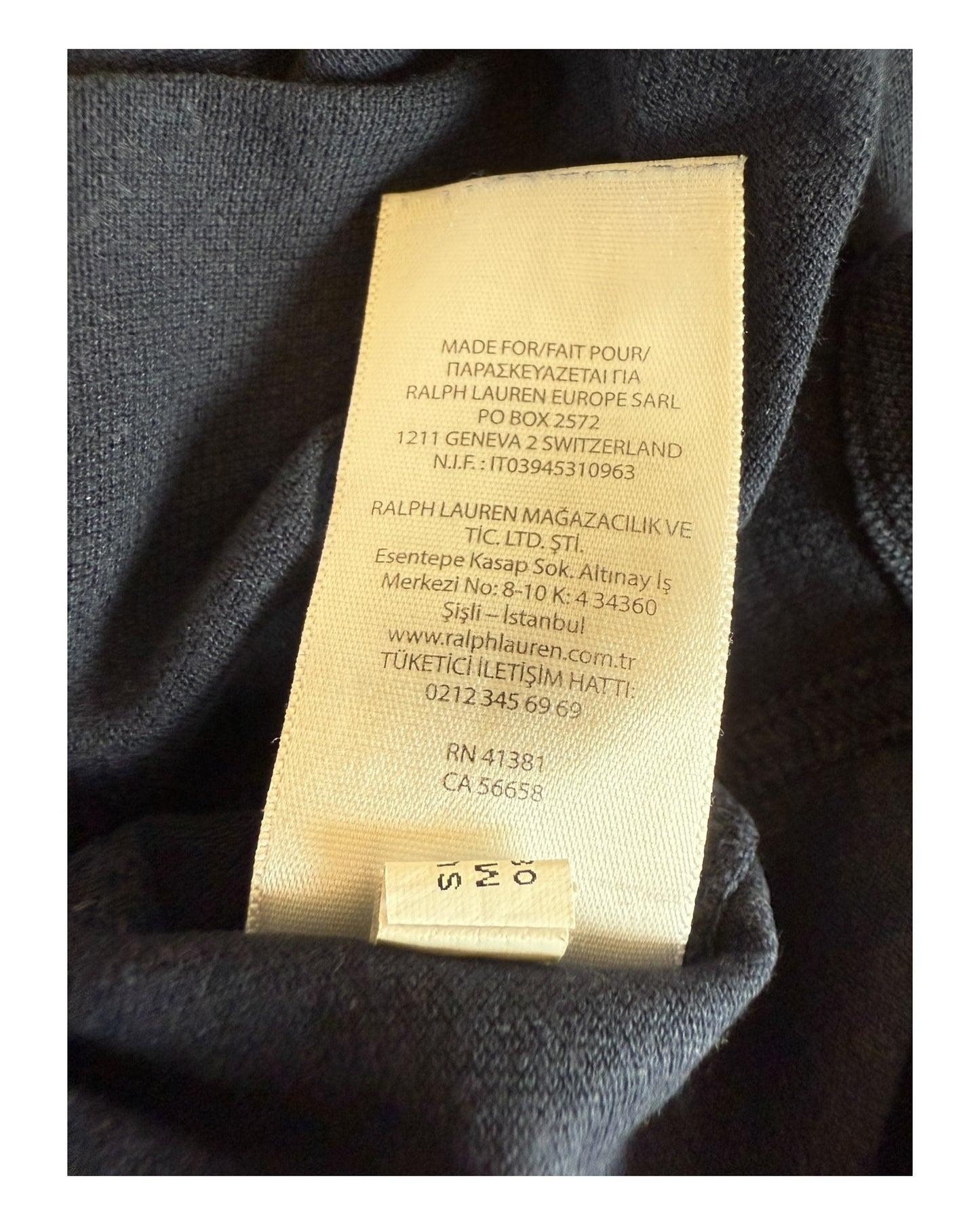 Polo Ralph Lauren Hemd marineblau Größe L