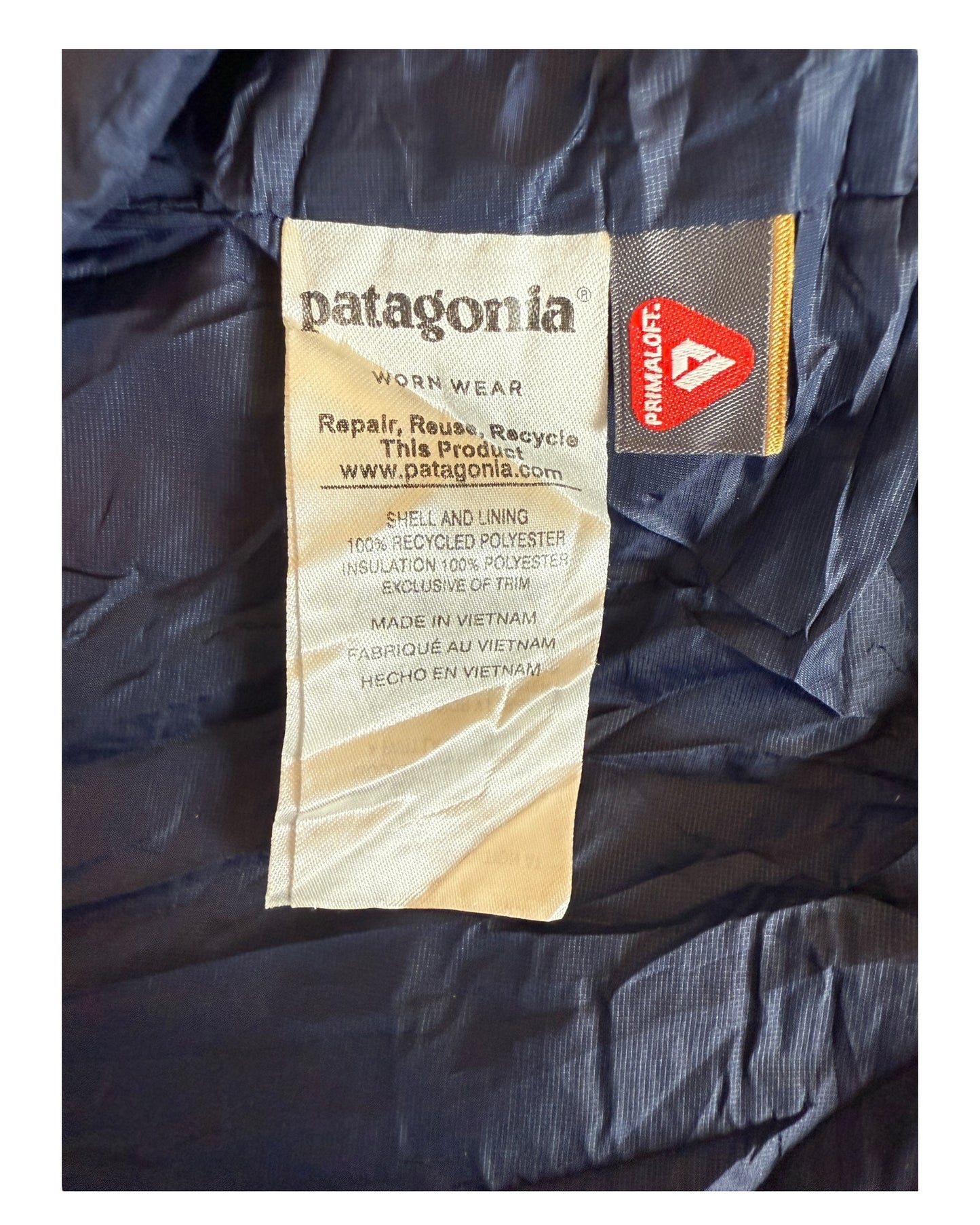 Patagonia Steppjacke marineblau Größe XL