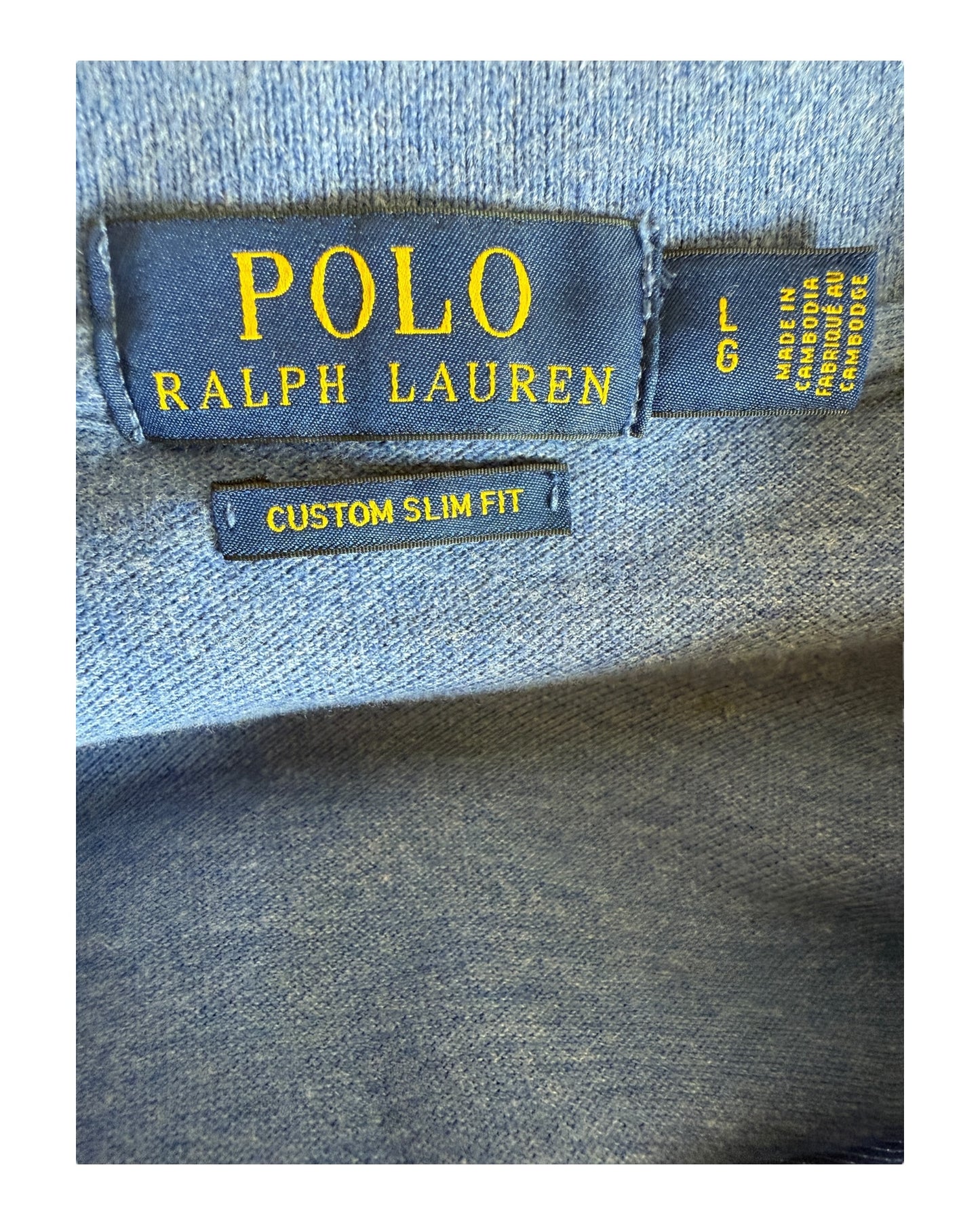 Polo Ralph Lauren Poloshirt blau Größe L