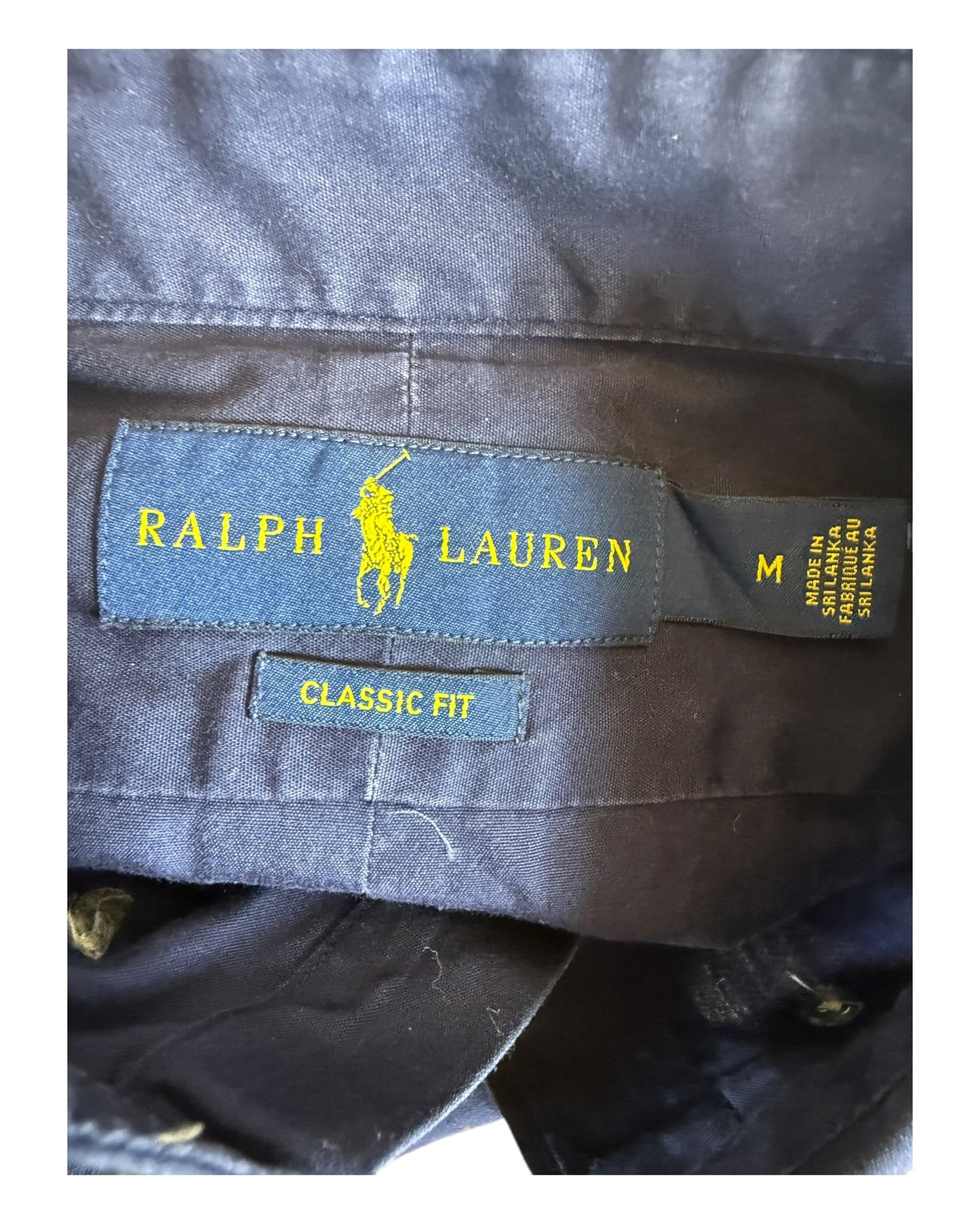 Polo Ralph Lauren Hemd marineblau Größe M