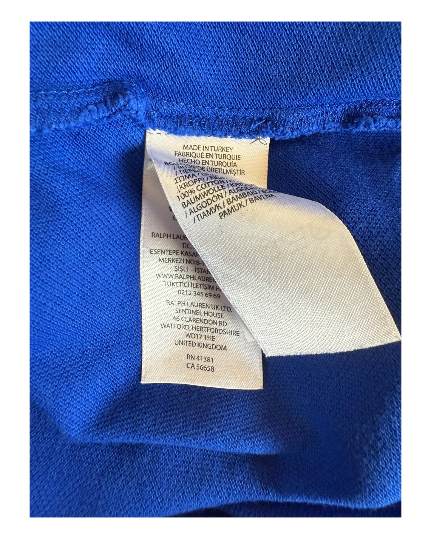 Polo Ralph Lauren Poloshirt blau Größe L