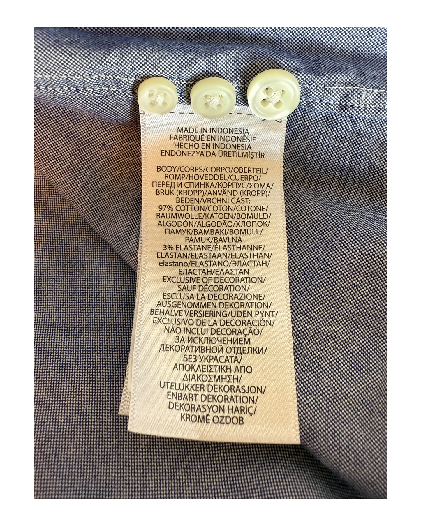 Polo Ralph Lauren Oxfordhemd blau Größe M