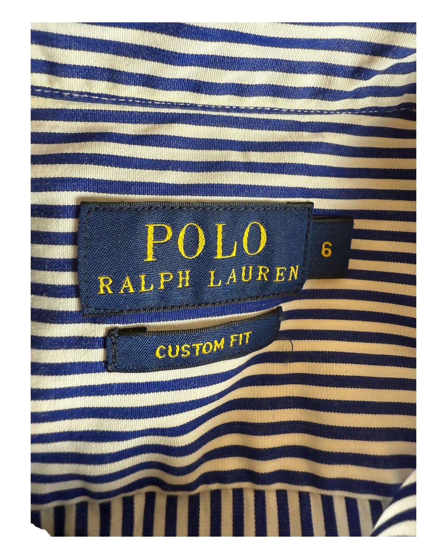 Polo Ralph Lauren Bluse blau weiß gestreift Größe S
